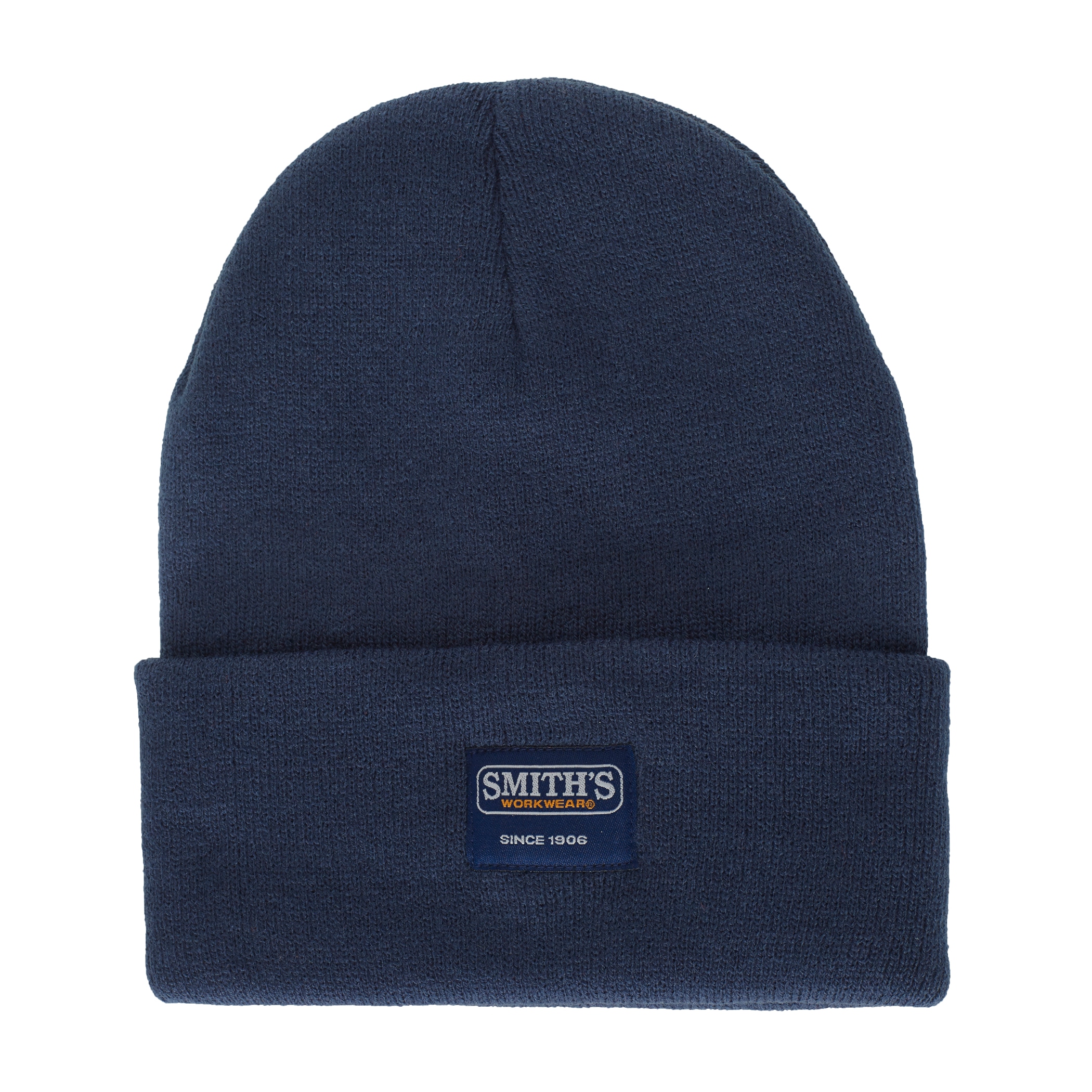 Gorro tejido de modacrílico azul marino unisex para adultos de Smith's Workwear