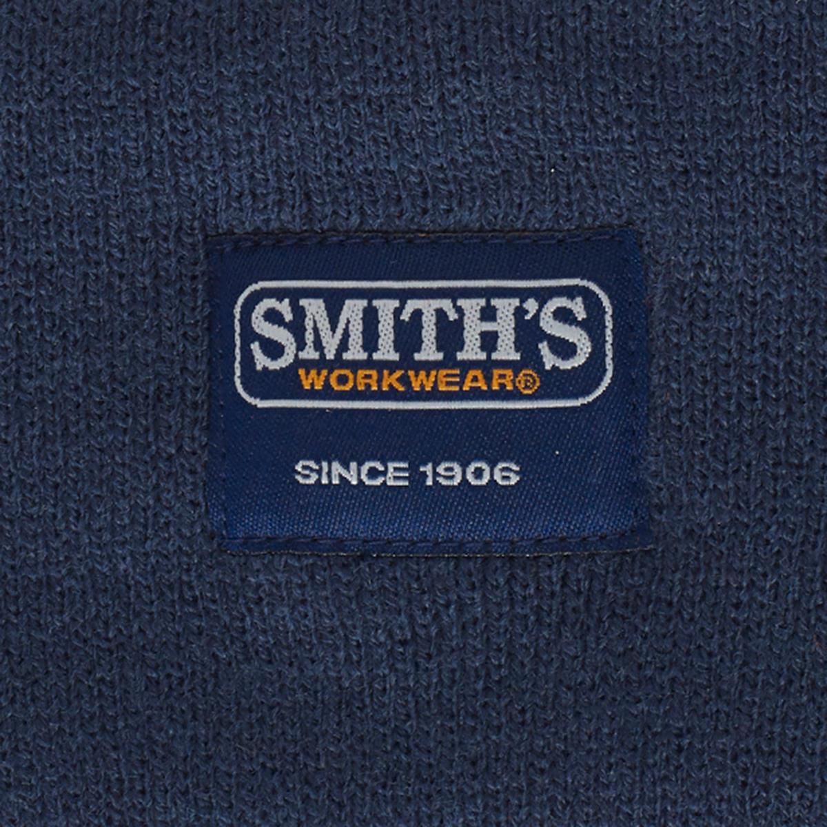 Gorro tejido de modacrílico azul marino unisex para adultos de Smith's Workwear