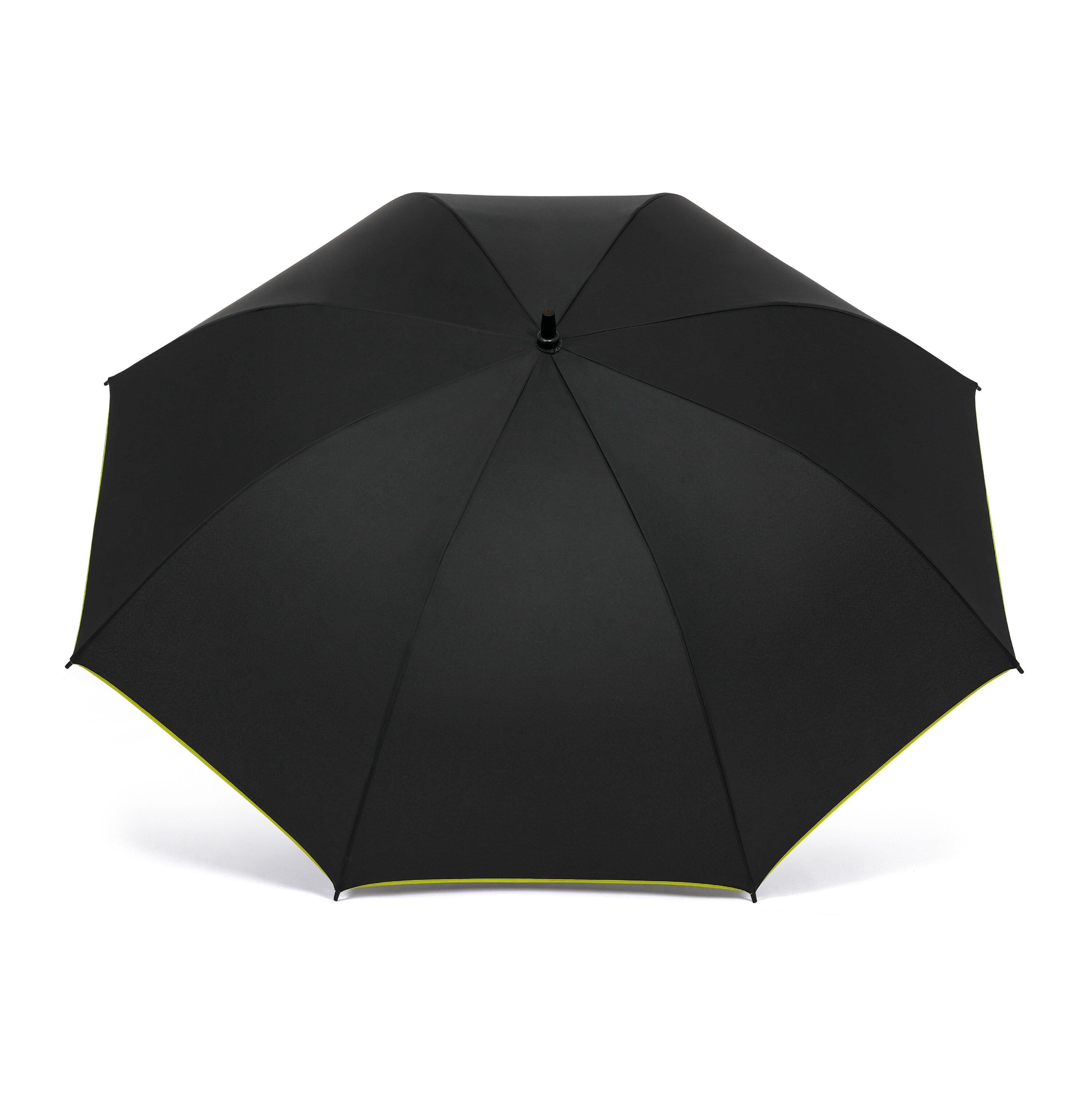 Paraguas de golf negro de 62 pulgadas con revestimiento impermeable