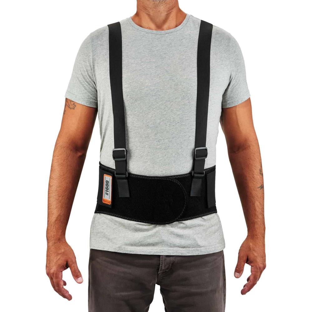 Faja para la espalda PROFLEX PROFLEX para adultos unisex en color negro - Talla XX-grande 11106