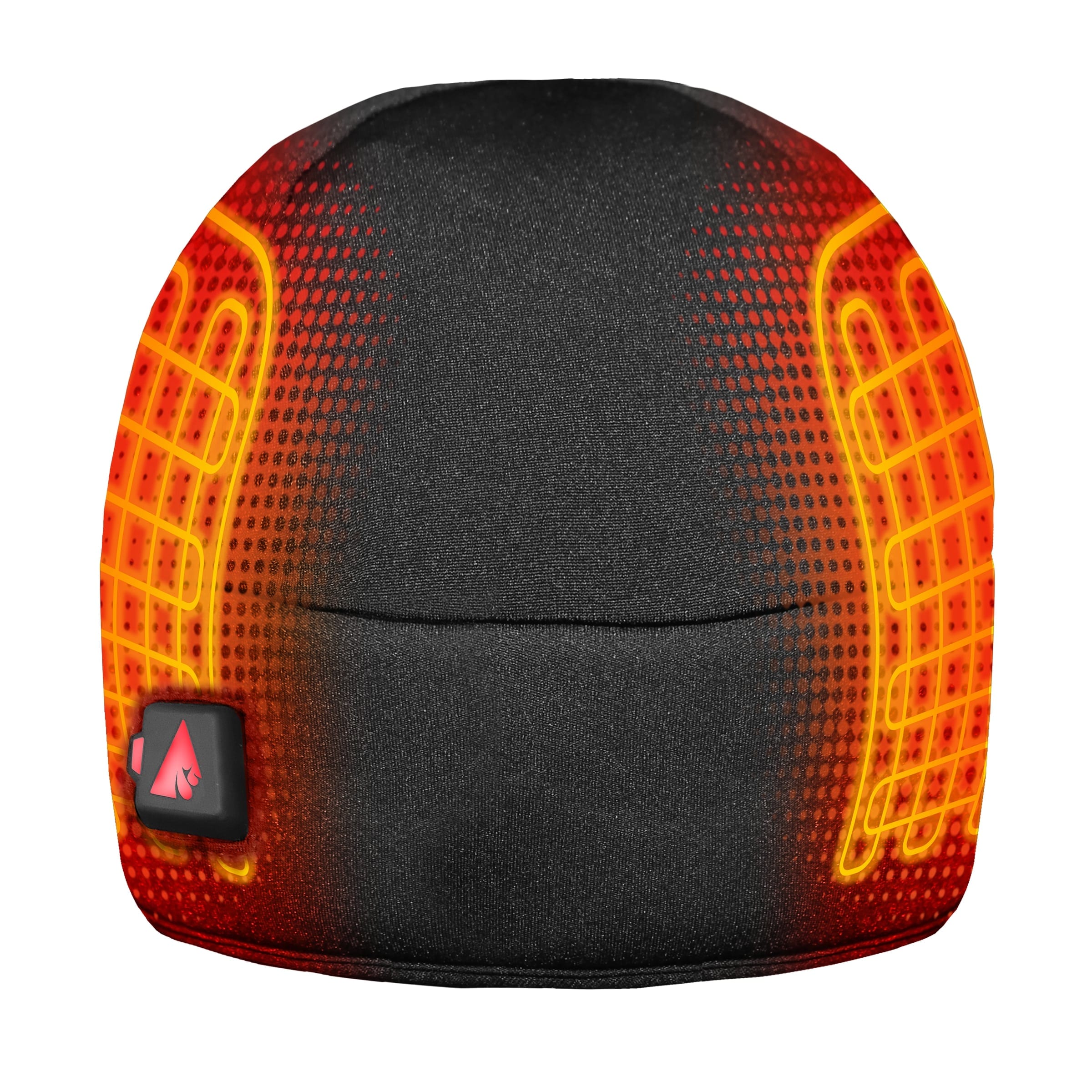 Gorro calefactable de poliéster negro para adultos unisex tamaño grande/extra grande de ActionHeat
