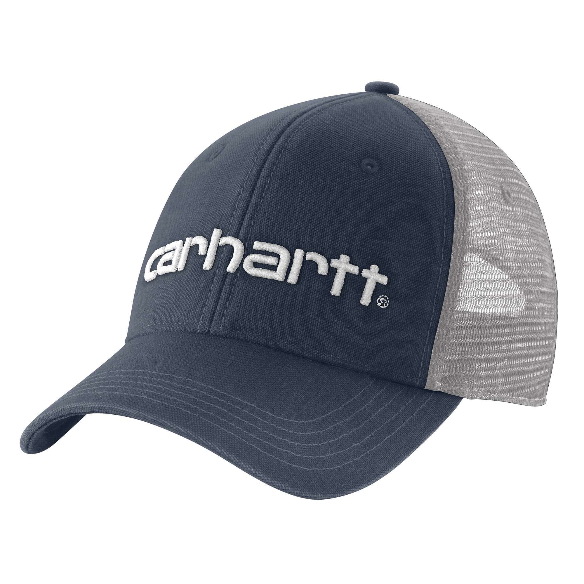 Gorra de béisbol de algodón en azul marino/blanco para hombres de Carhartt 101195-408OS
