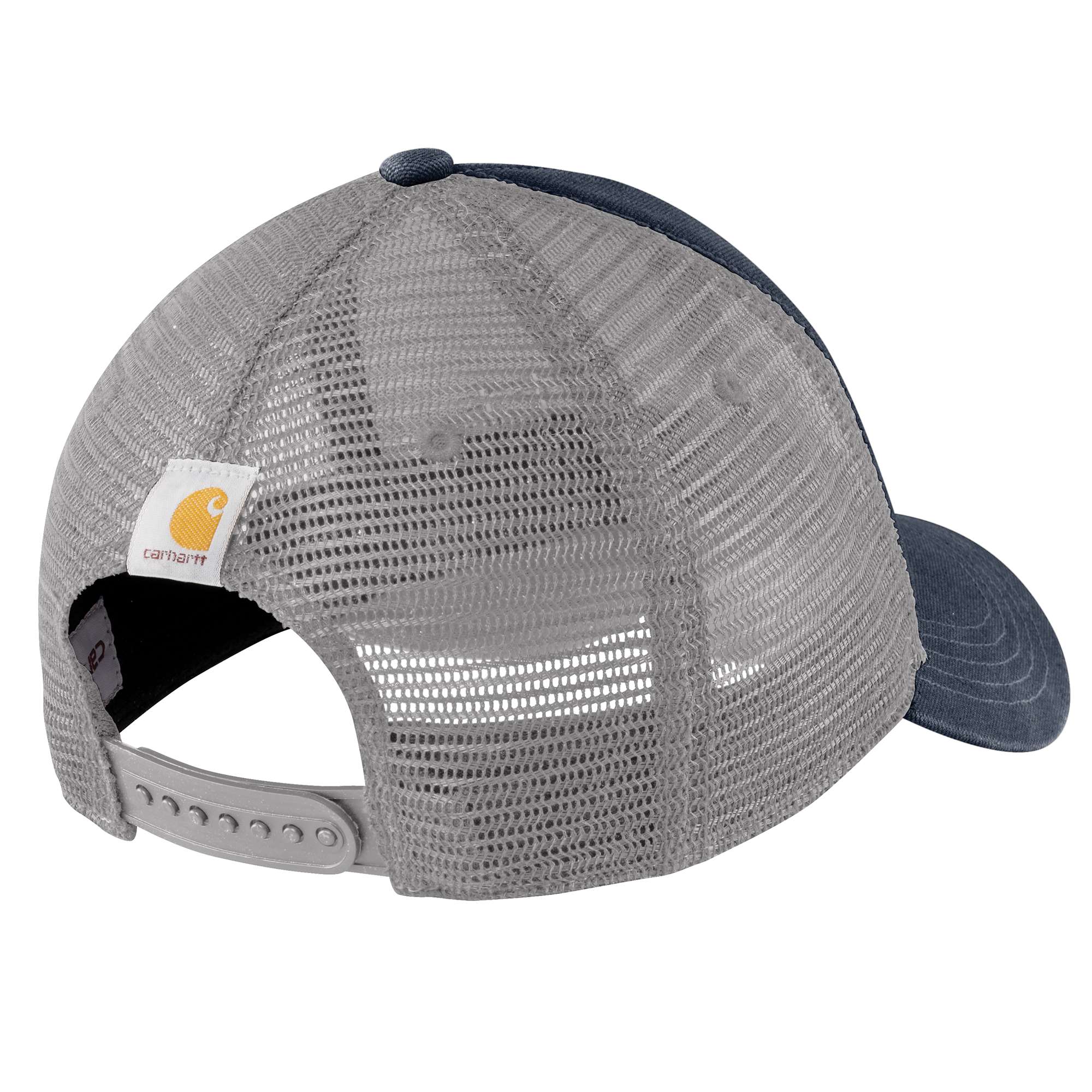 Gorra de béisbol de algodón en azul marino/blanco para hombres de Carhartt 101195-408OS
