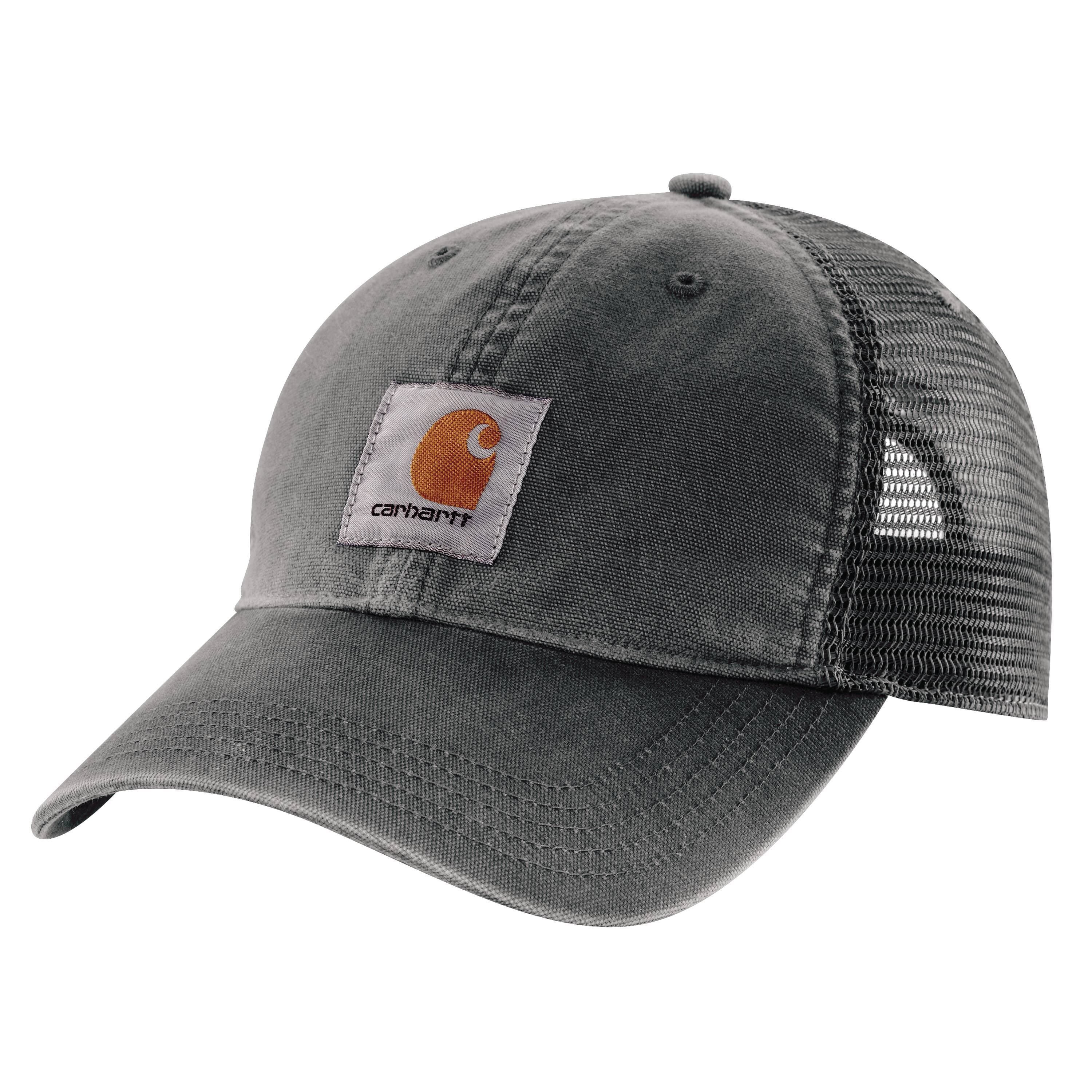 Gorra de béisbol de algodón Carhartt para hombre en color grava