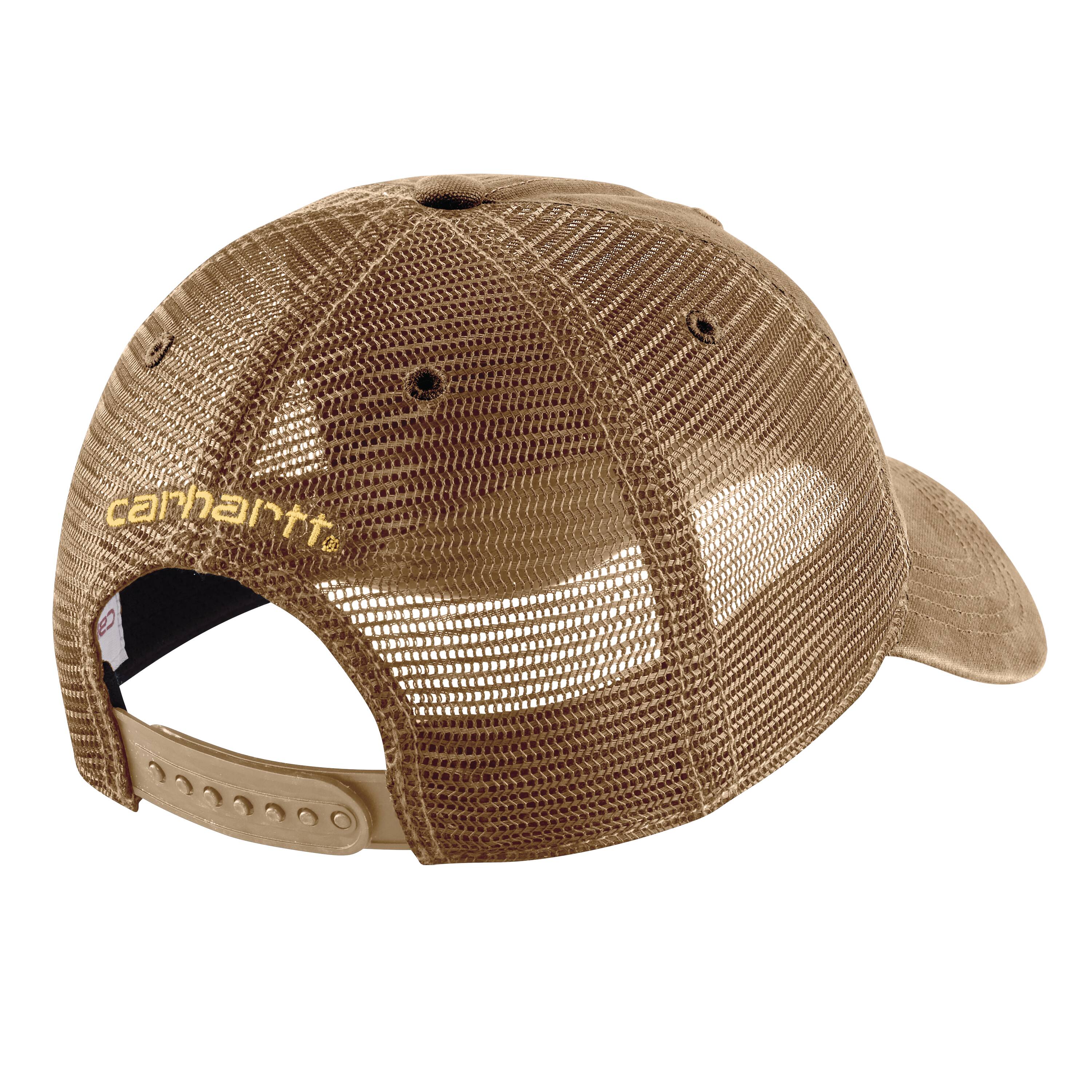 Gorra de béisbol de algodón color caqui oscuro para hombre de Carhartt 100286-253OS