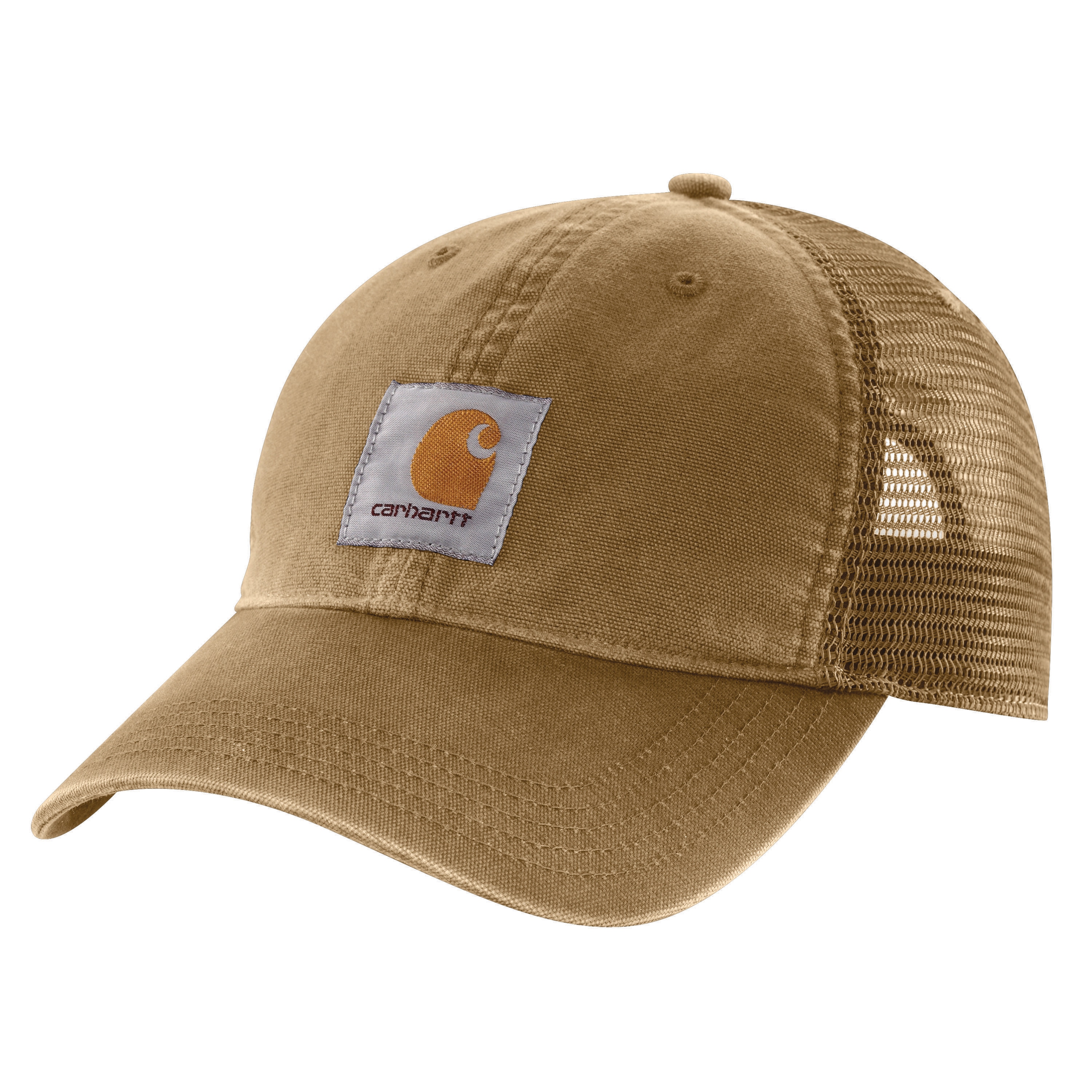 Gorra de béisbol de algodón color caqui oscuro para hombre de Carhartt 100286-253OS