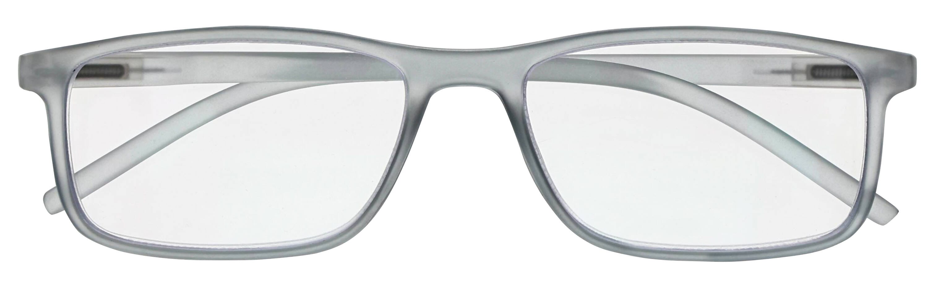 Lentes de lectura plásticos gris unisex para adultos Hillman 1HE88756