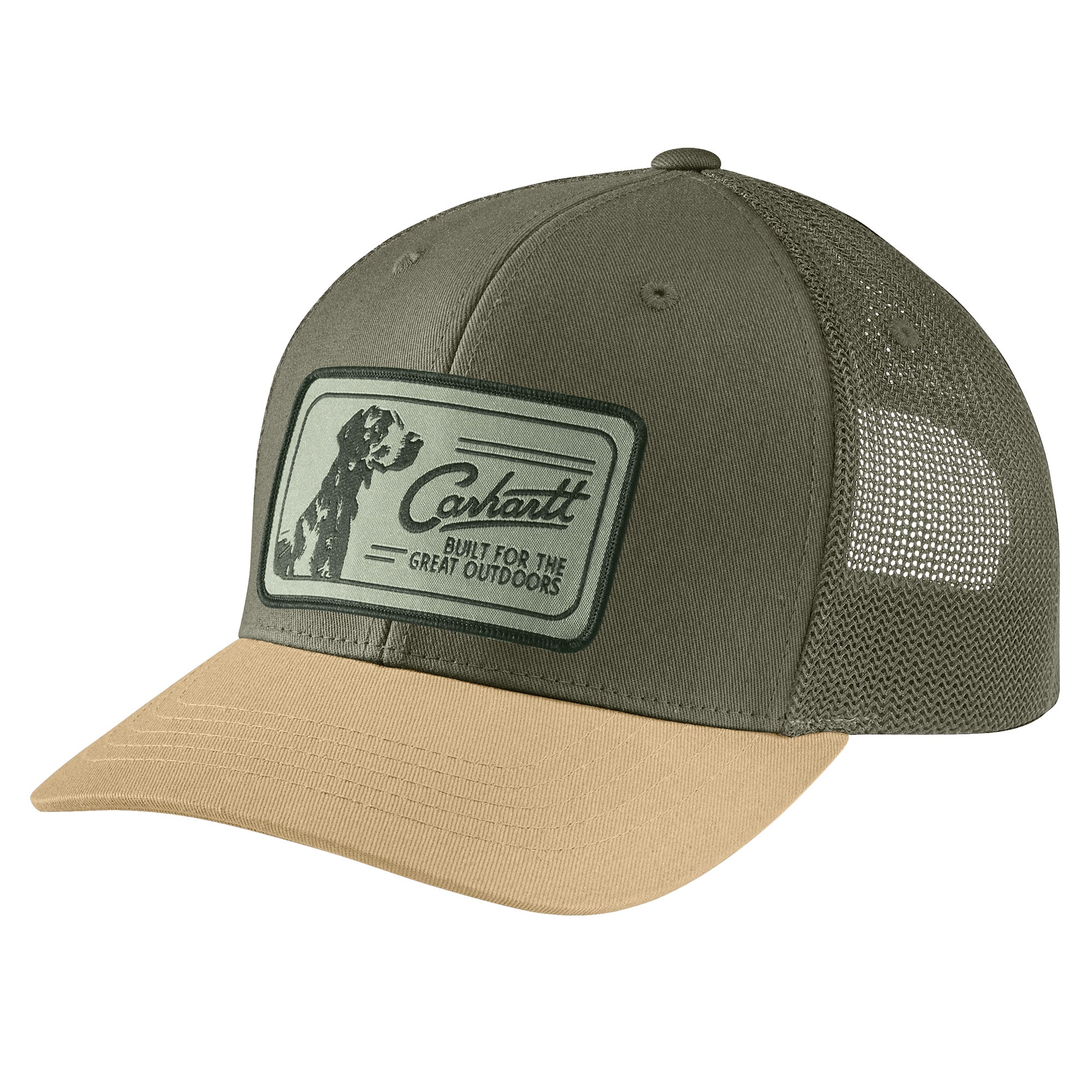 Gorra de béisbol de algodón color olivo polvoriento para hombre Carhartt