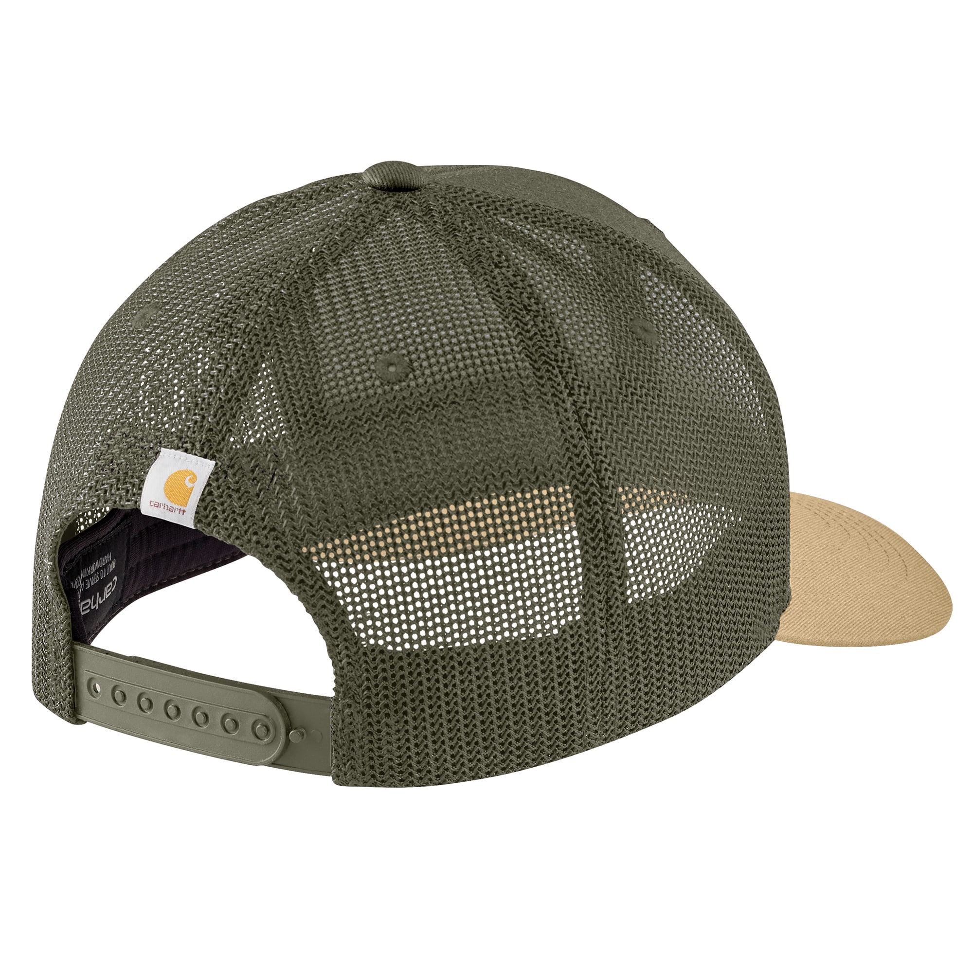 Gorra de béisbol de algodón color olivo polvoriento para hombre Carhartt