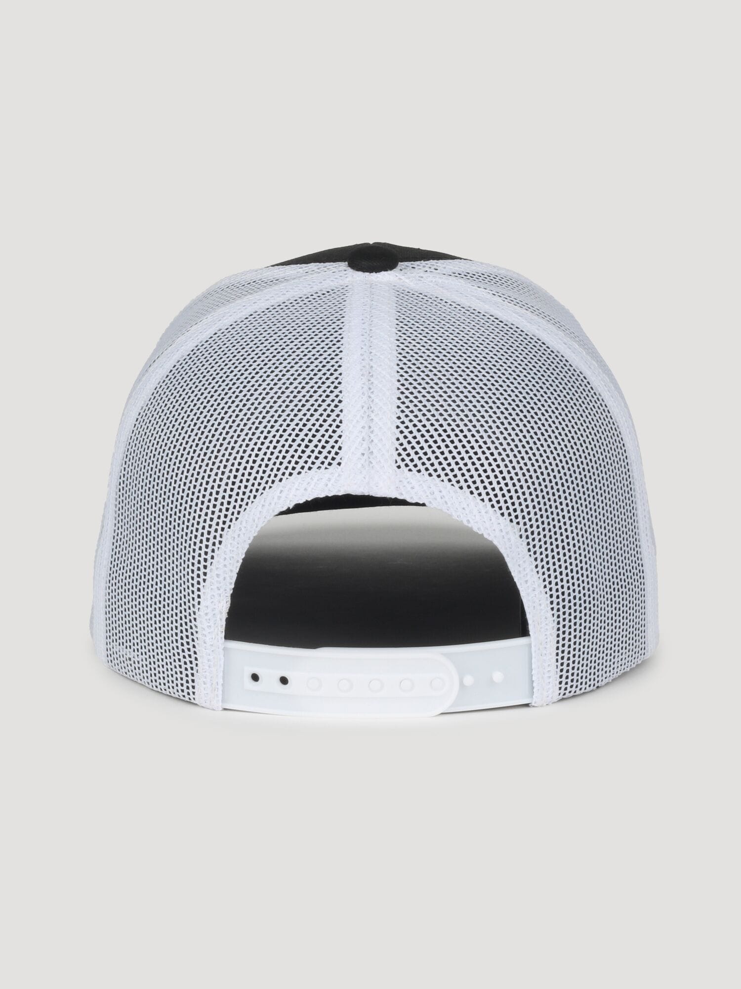Gorra Trucker de algodón/poliéster en negro/blanco unisex para adultos Wrangler