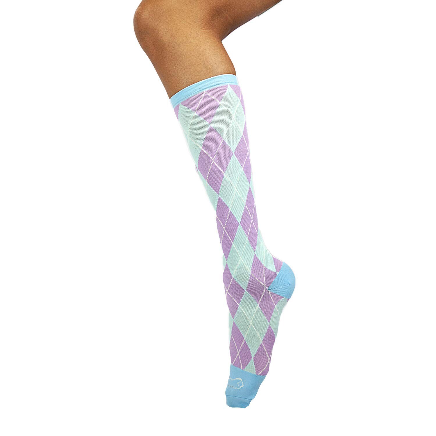 Calcetines de nylon sobre la pantorrilla unisex para jóvenes en talla única, paquete de 6