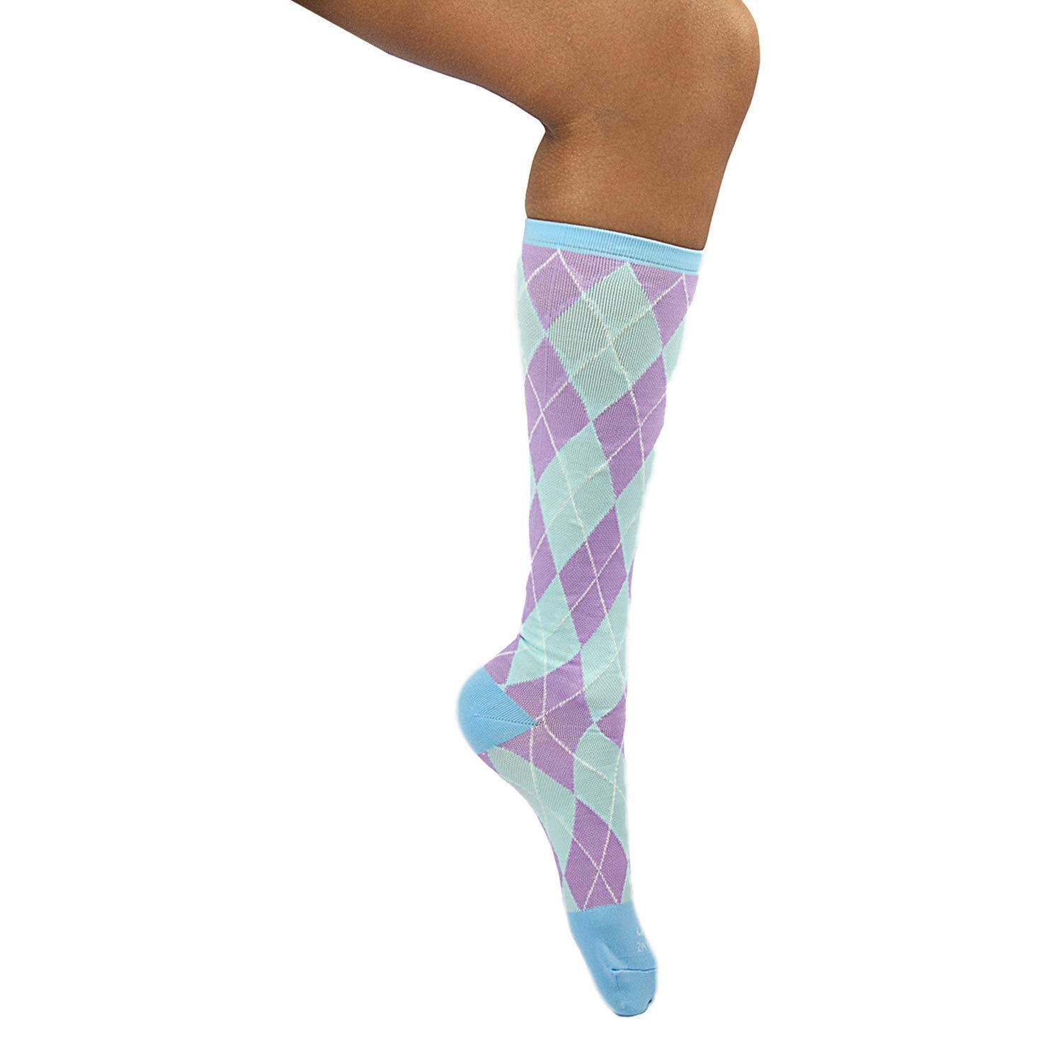 Calcetines de nylon sobre la pantorrilla unisex para jóvenes en talla única, paquete de 6