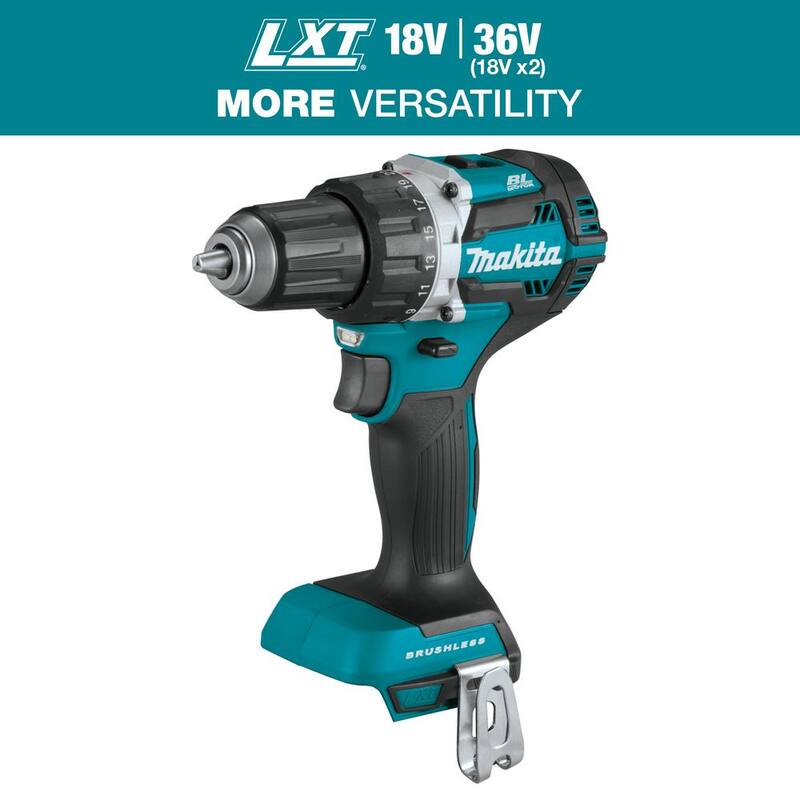 Makita 18V LXT Taladro Inalámbrico de iones de litio sin escobillas de 1/2 pulgadas (Herramienta solamente) - XFD12Z