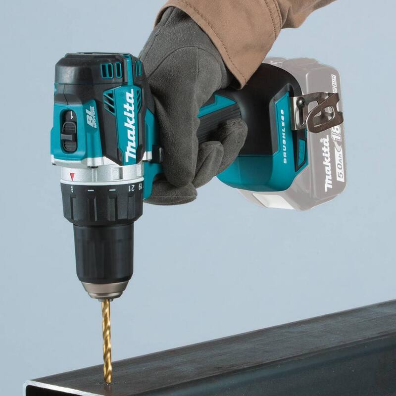 Makita 18V LXT Taladro Inalámbrico de iones de litio sin escobillas de 1/2 pulgadas (Herramienta solamente) - XFD12Z