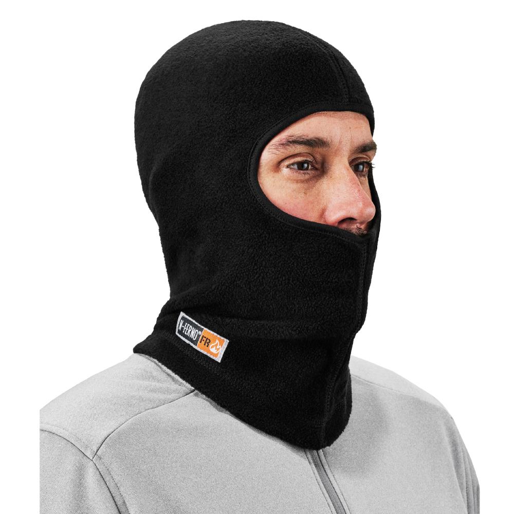 Balaclava de mezcla de algodón modacrílico negro N-Ferno 16828