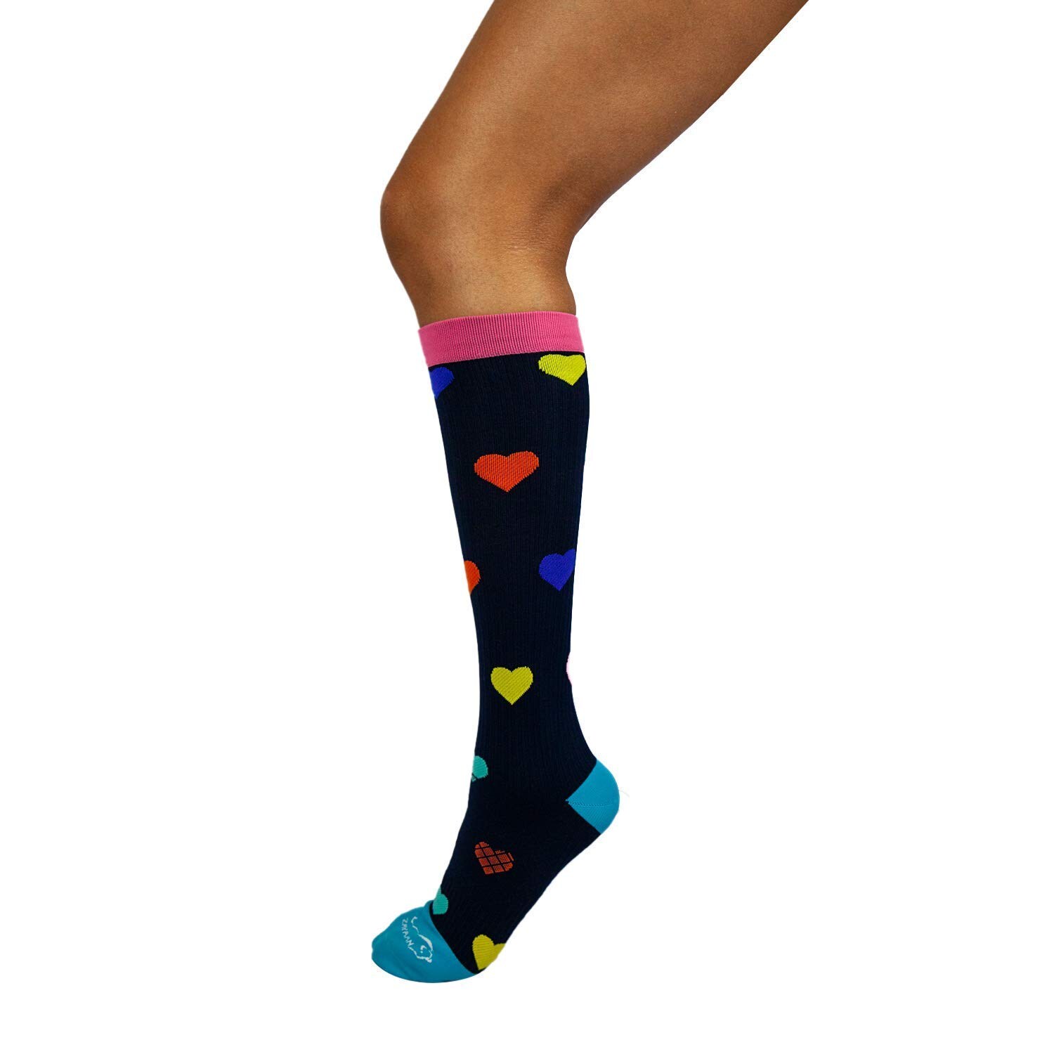Calcetines de nylon a la pantorrilla unisex para jóvenes, talla única, pack de 6