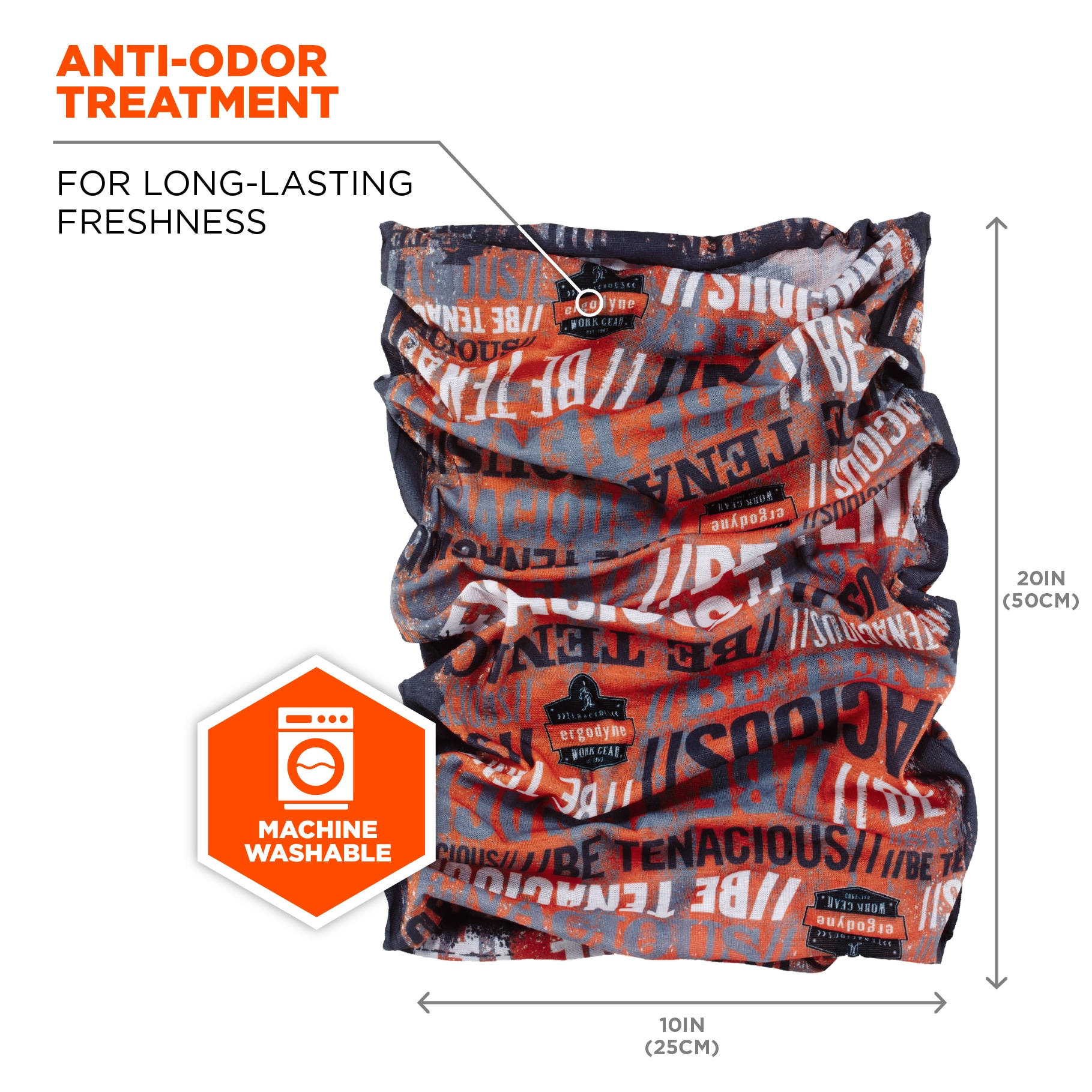 Diadema de poliéster Be Tenacious para adultos unisex Chill-Its 42119.