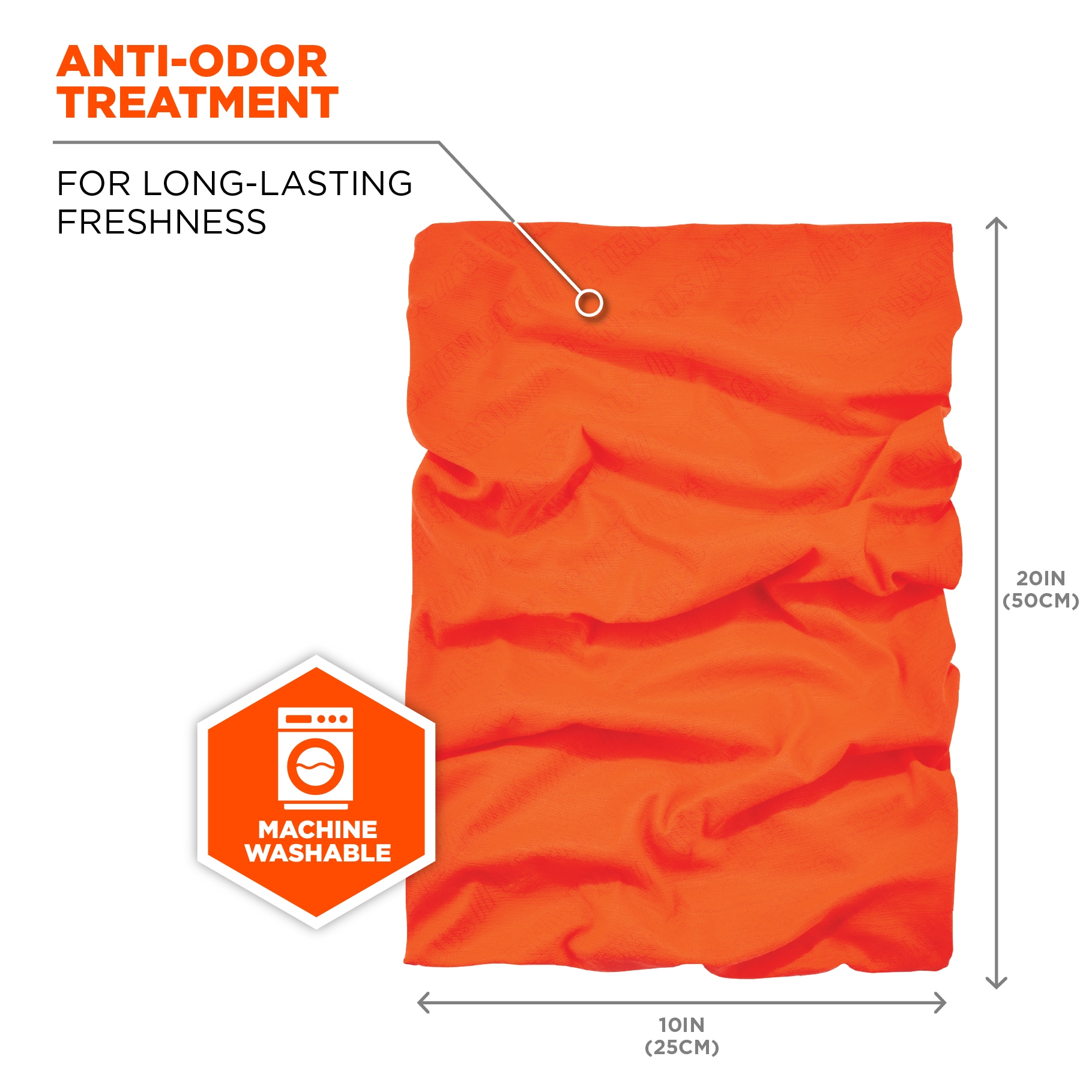 Diadema de poliéster naranja unisex para adultos Chill-Its 42109