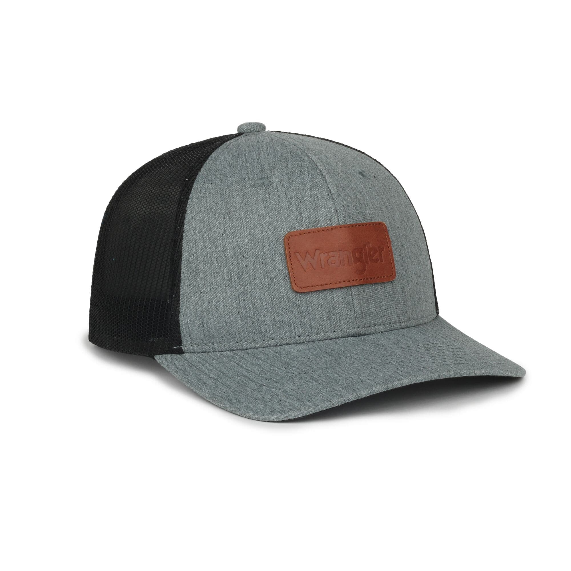 Gorra de béisbol de algodón/poléster unisex para adultos en gris claro/negro jaspeado para exteriores