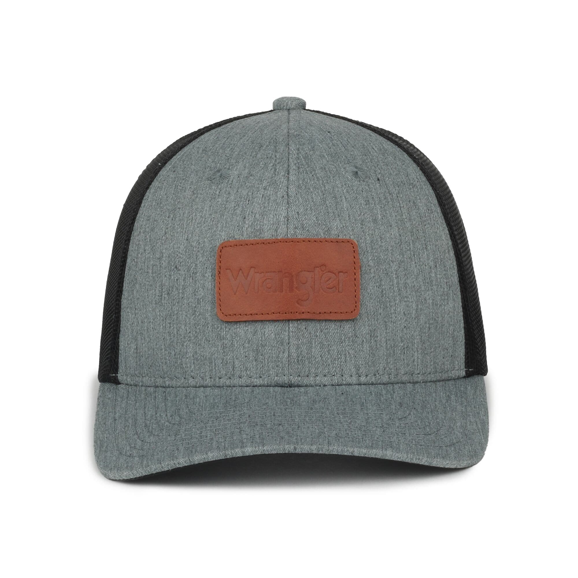 Gorra de béisbol de algodón/poléster unisex para adultos en gris claro/negro jaspeado para exteriores