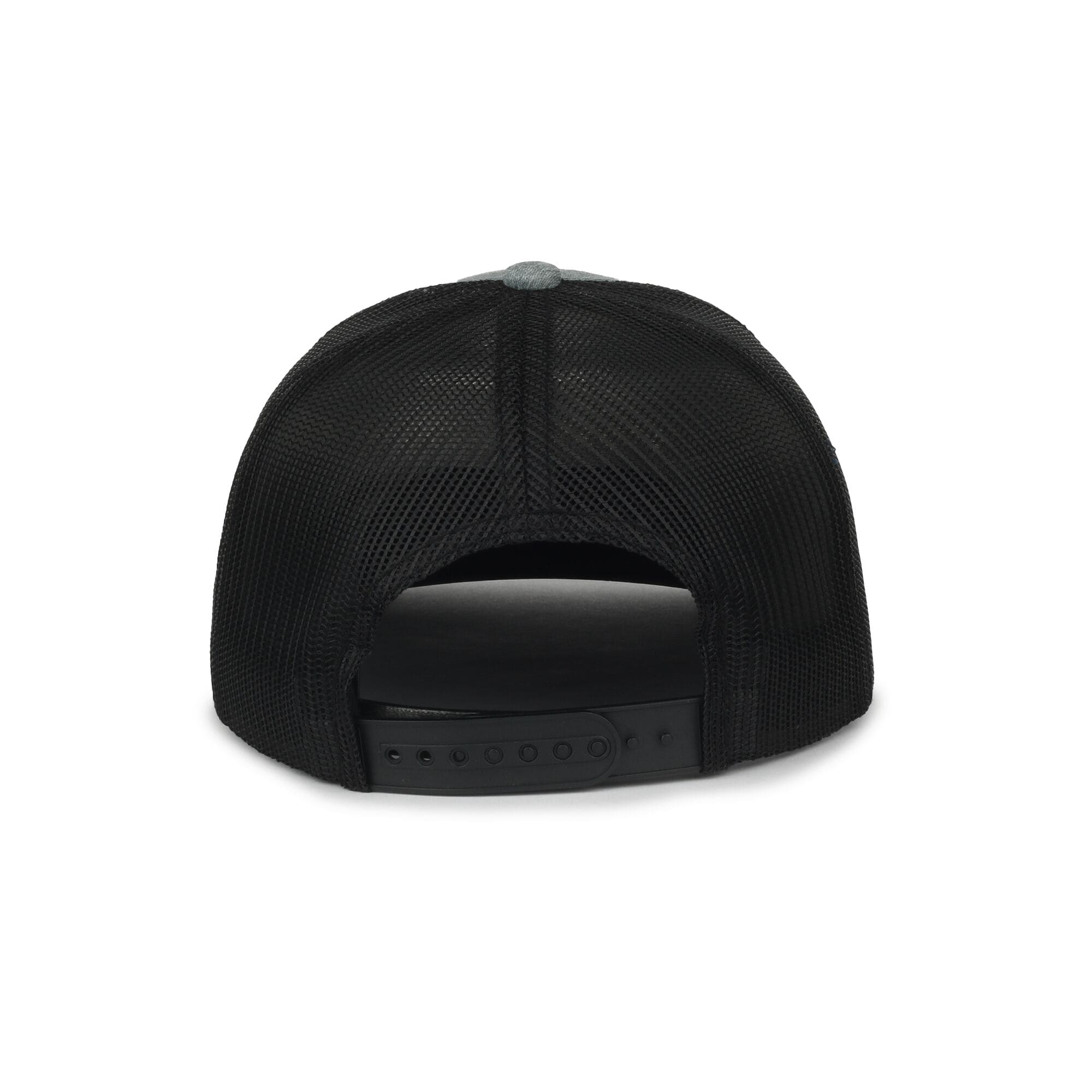 Gorra de béisbol de algodón/poléster unisex para adultos en gris claro/negro jaspeado para exteriores