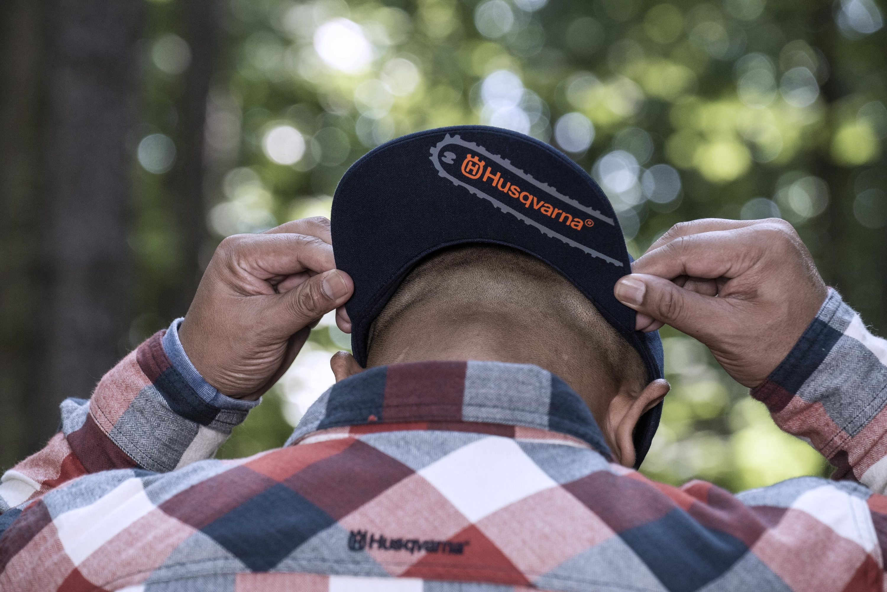 Gorra de béisbol de algodón azul rey unisex para adultos de Husqvarna