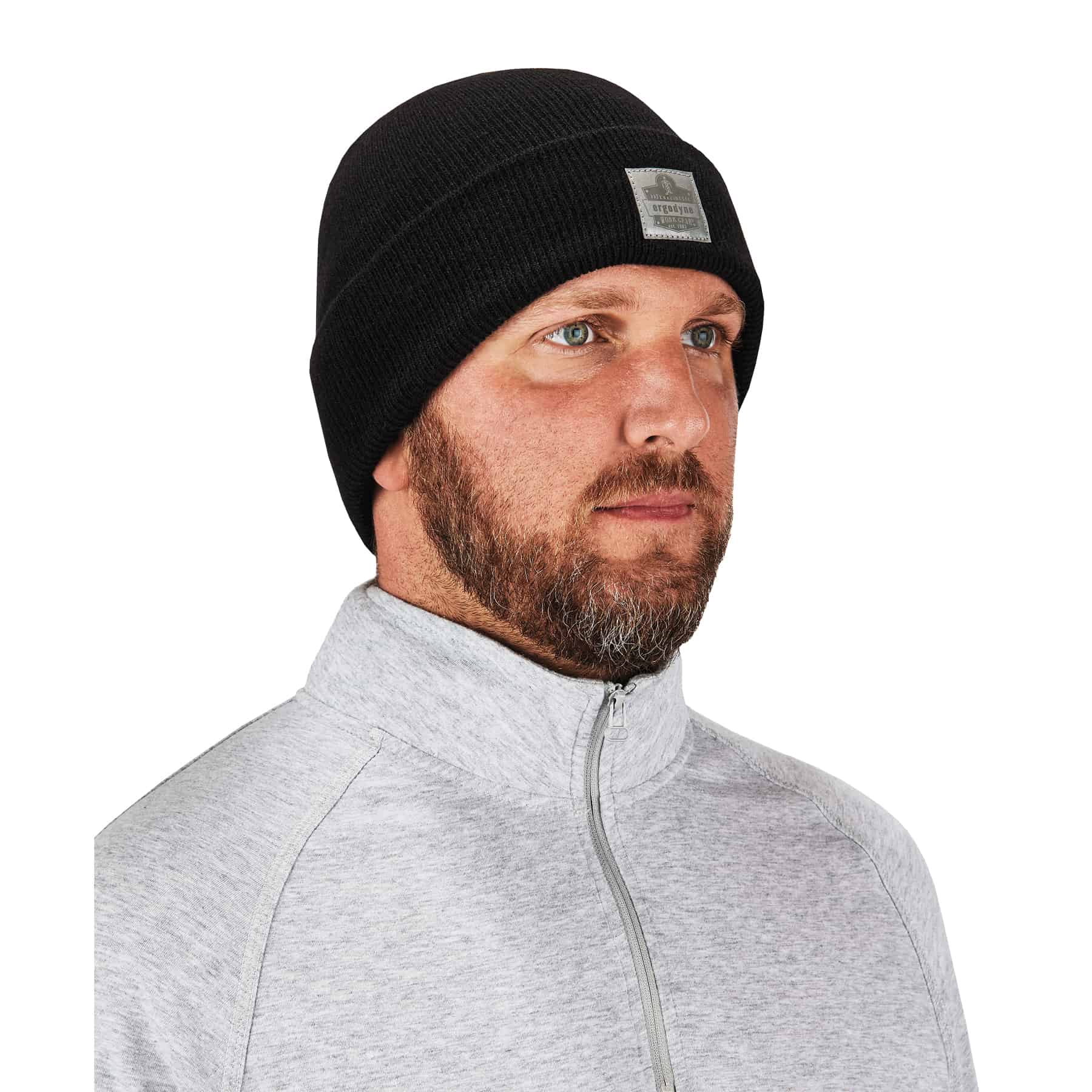 Gorro de punto sintético negro unisex para adultos de Ergodyne.