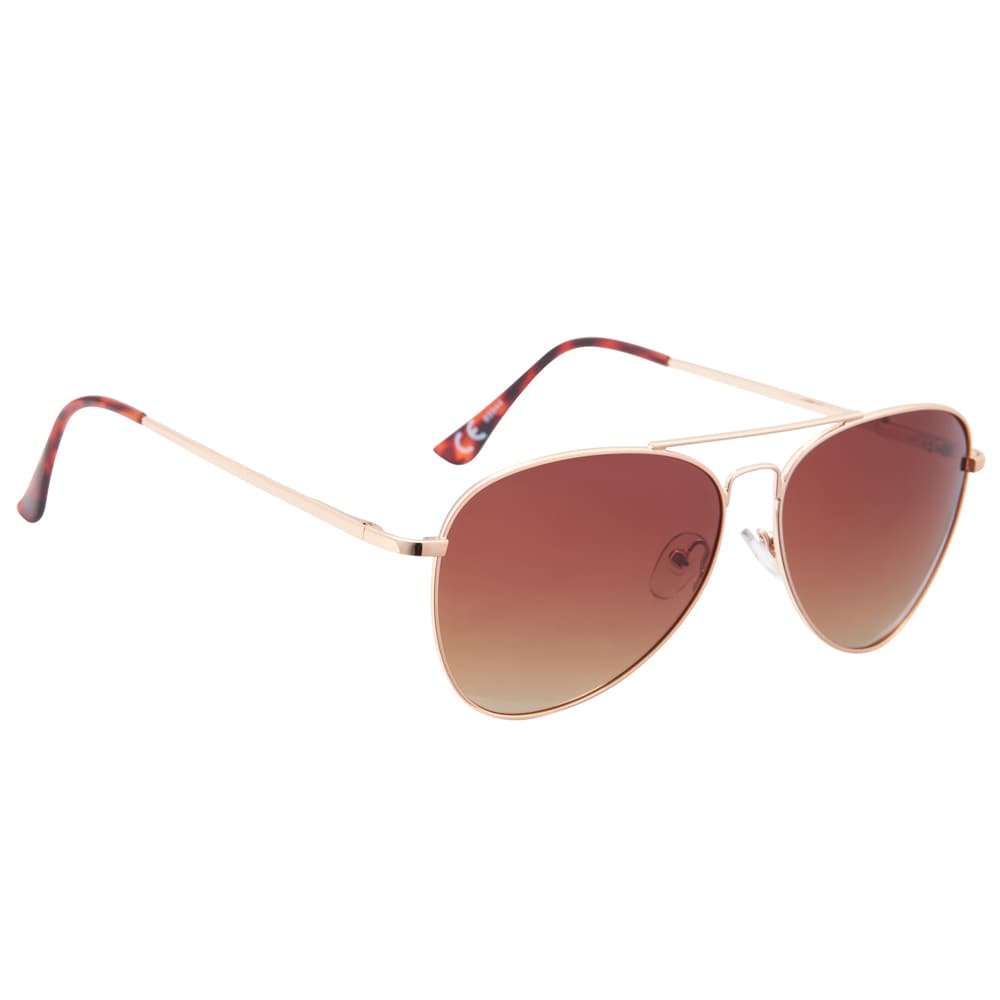 Lentes de sol de plástico dorado para mujer Hillman 2HE-86938-9