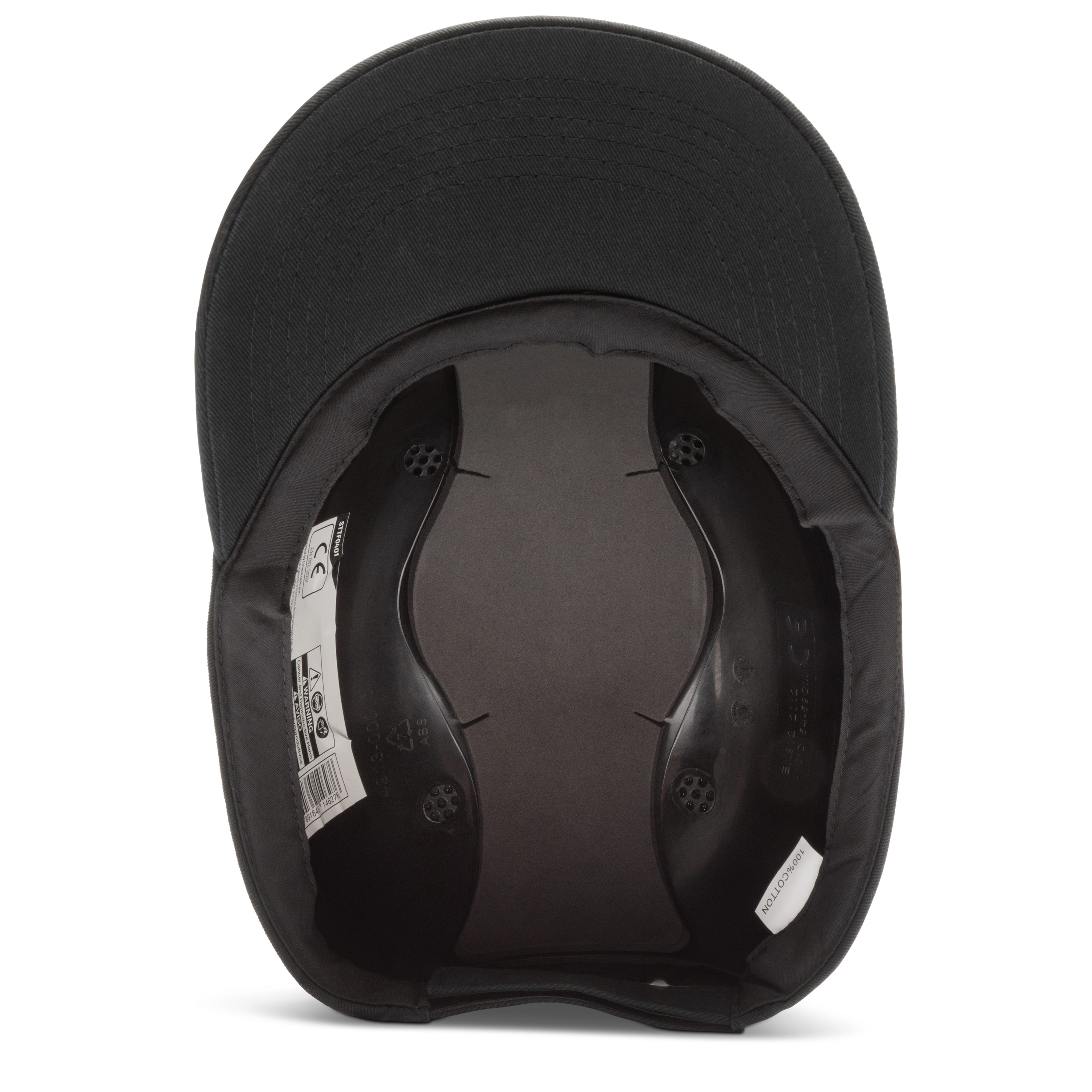 Gorra de béisbol de algodón negro unisex para adultos SATA STTF0401