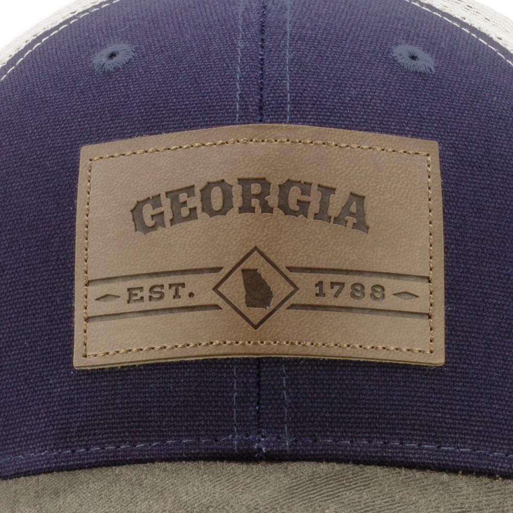 Gorra de béisbol de algodón para hombre en azul marino/ café/caqui, de Infinity Brands.