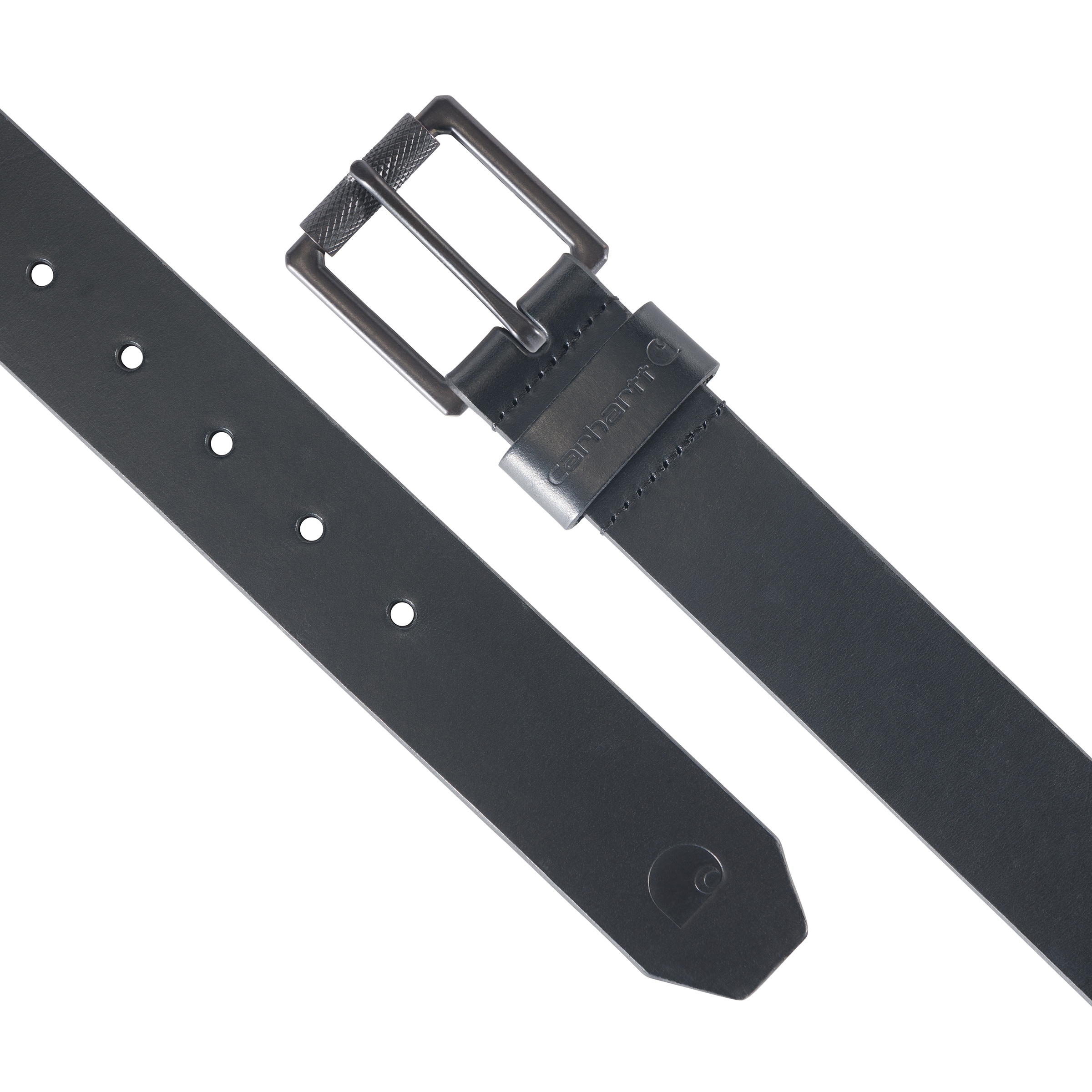 Cinturón de cuero/nylon negro unisex para adultos de Carhartt - Talla grande
