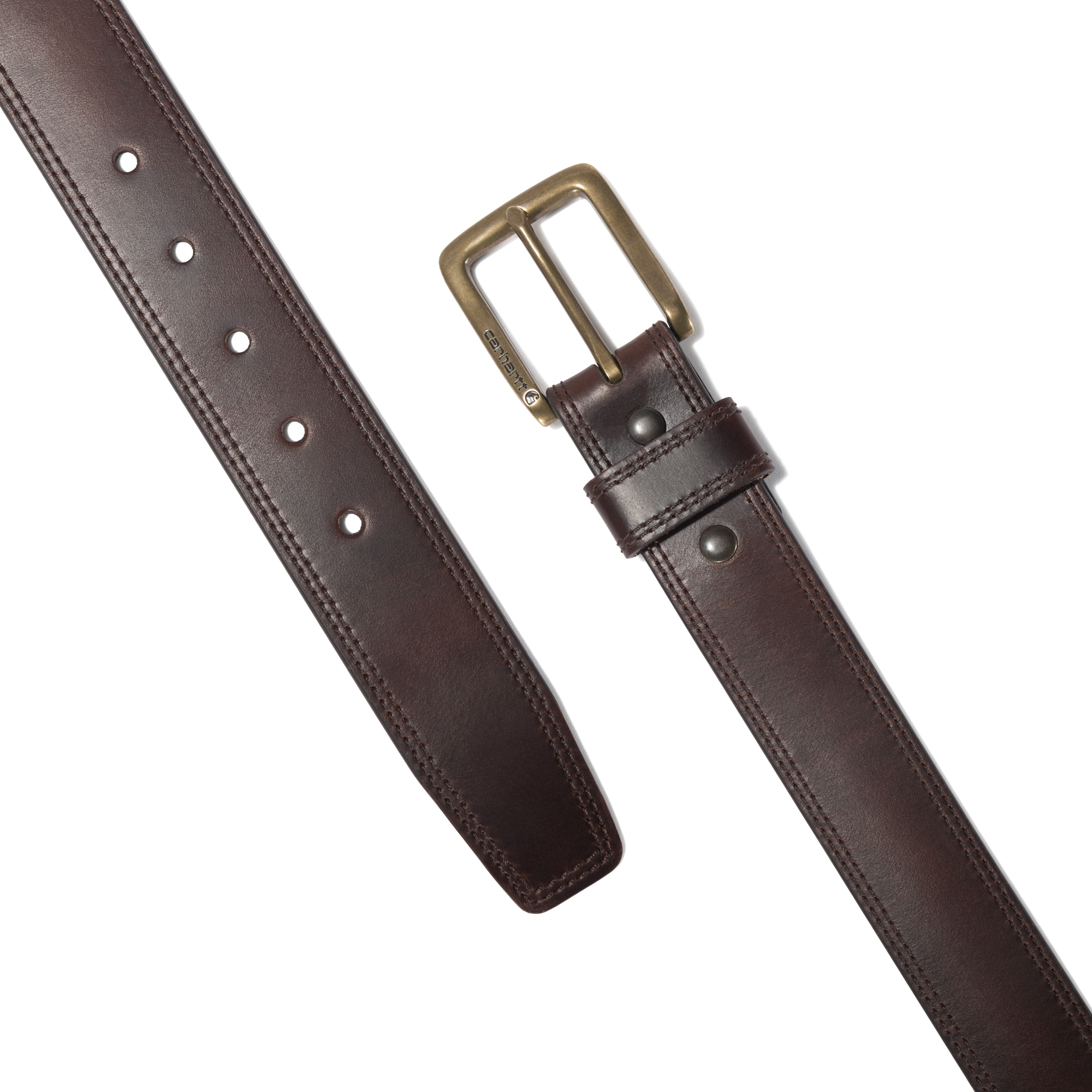 Cinturón de cuero/nylon marrón unisex para adultos de Carhartt - Talla Grande