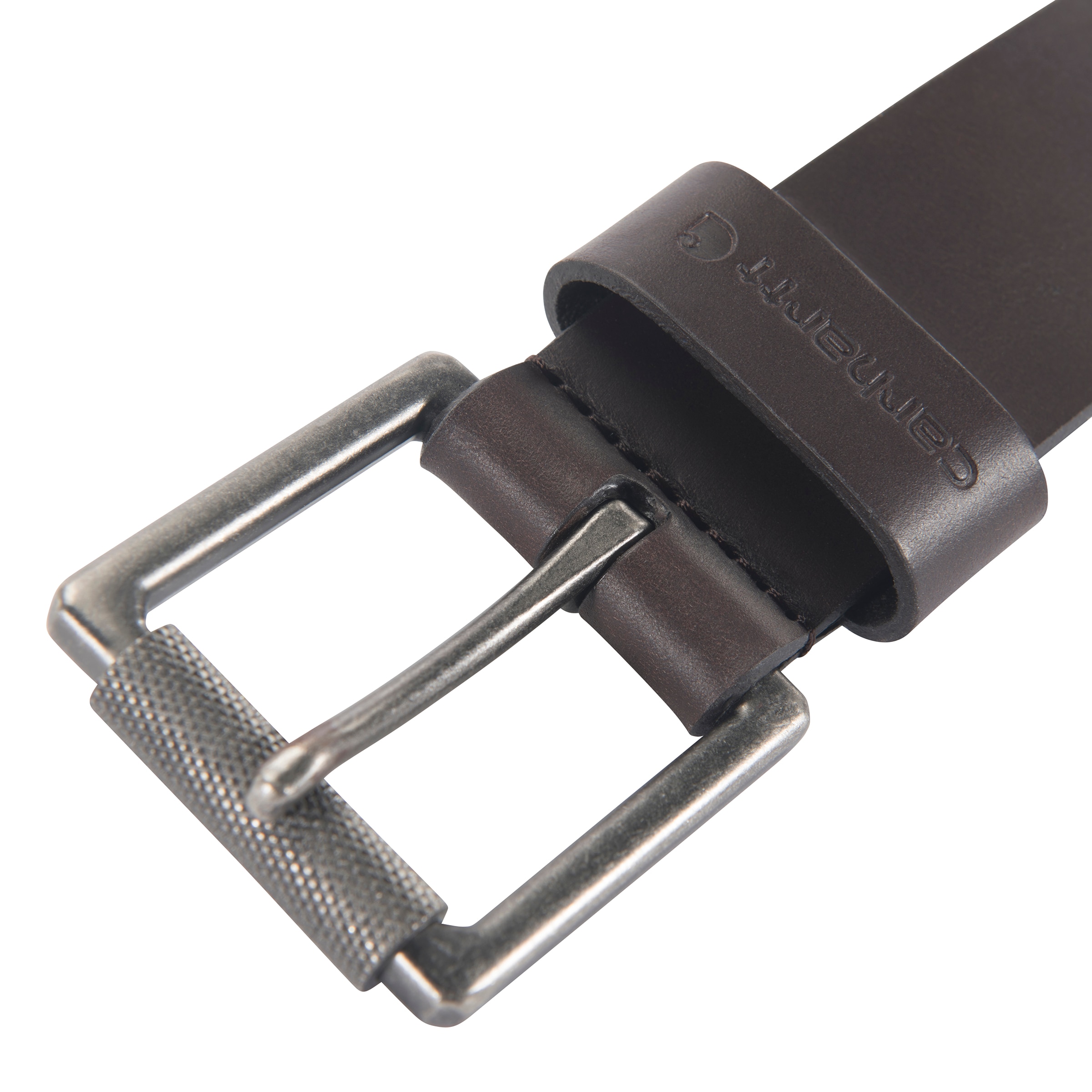 Cinturón de piel/nylon café unisex para adulto de Carhartt - Grande A000556220110