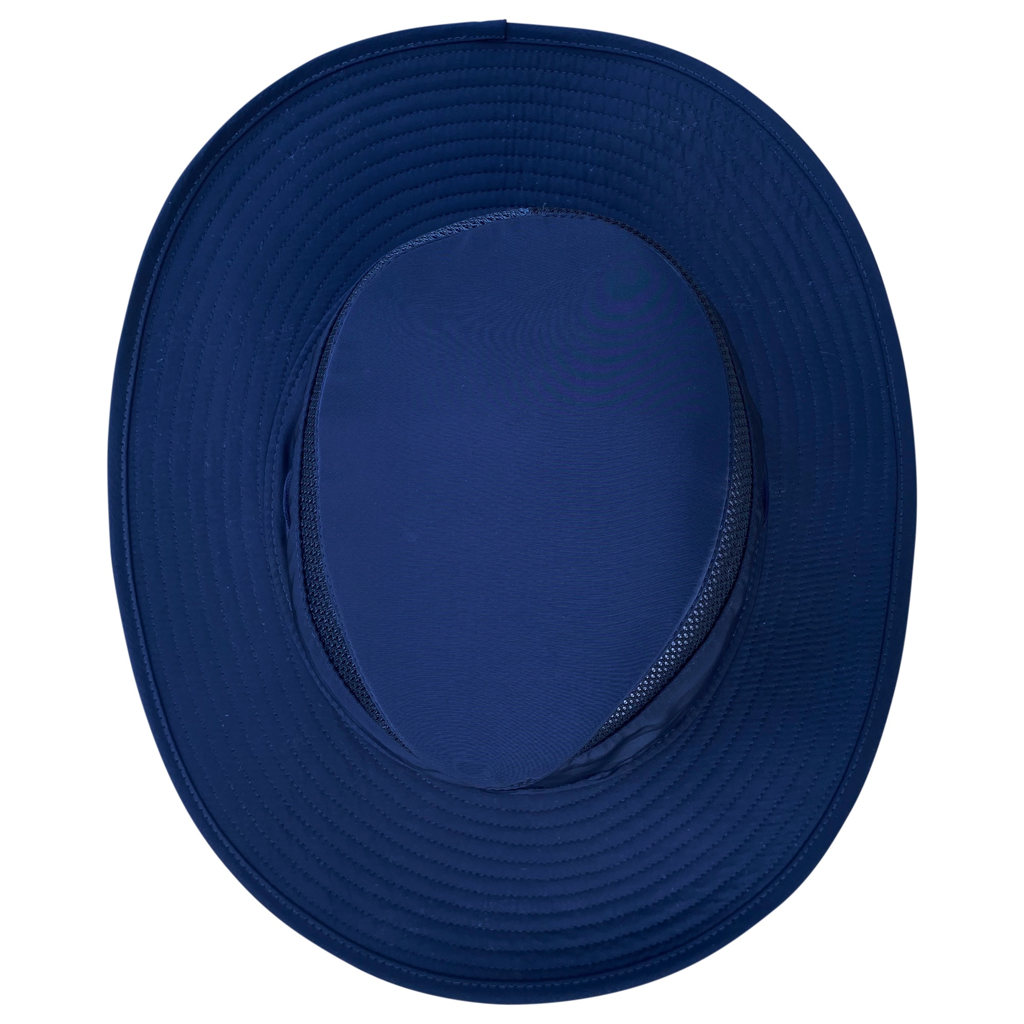 Sombrero de ala ancha de poliéster para mujer en color azul marino, tamaño grande/extragrande MW21-110CRB L/XL