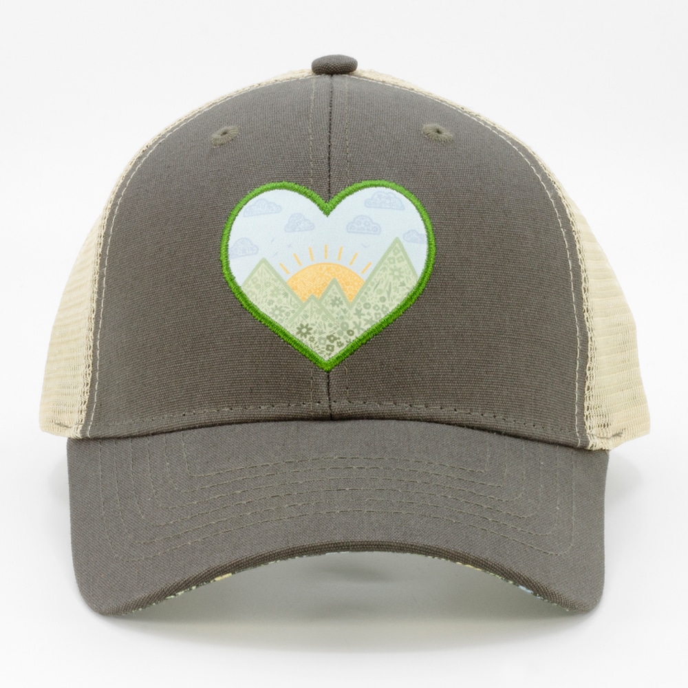Gorra de béisbol de algodón verde/cáqui para mujer de Infinity Brands Modelo LOW-1206-LM