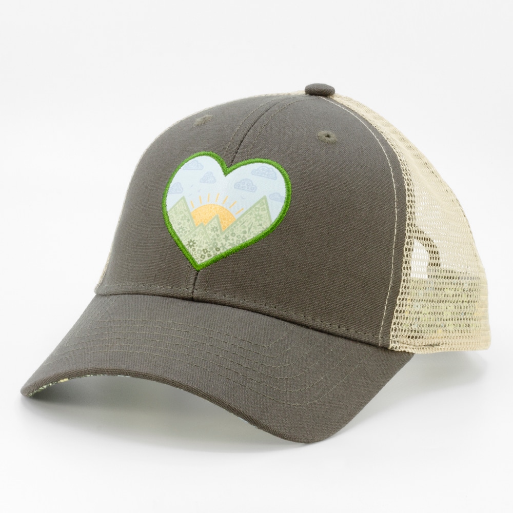 Gorra de béisbol de algodón verde/cáqui para mujer de Infinity Brands Modelo LOW-1206-LM