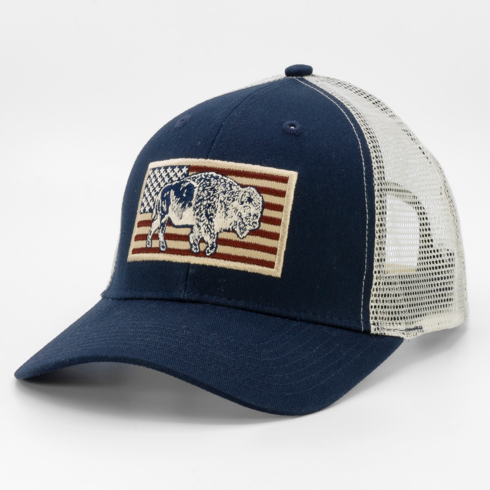 Gorra de béisbol de algodón en azul marino/caqui para hombre de Infinity Brands.