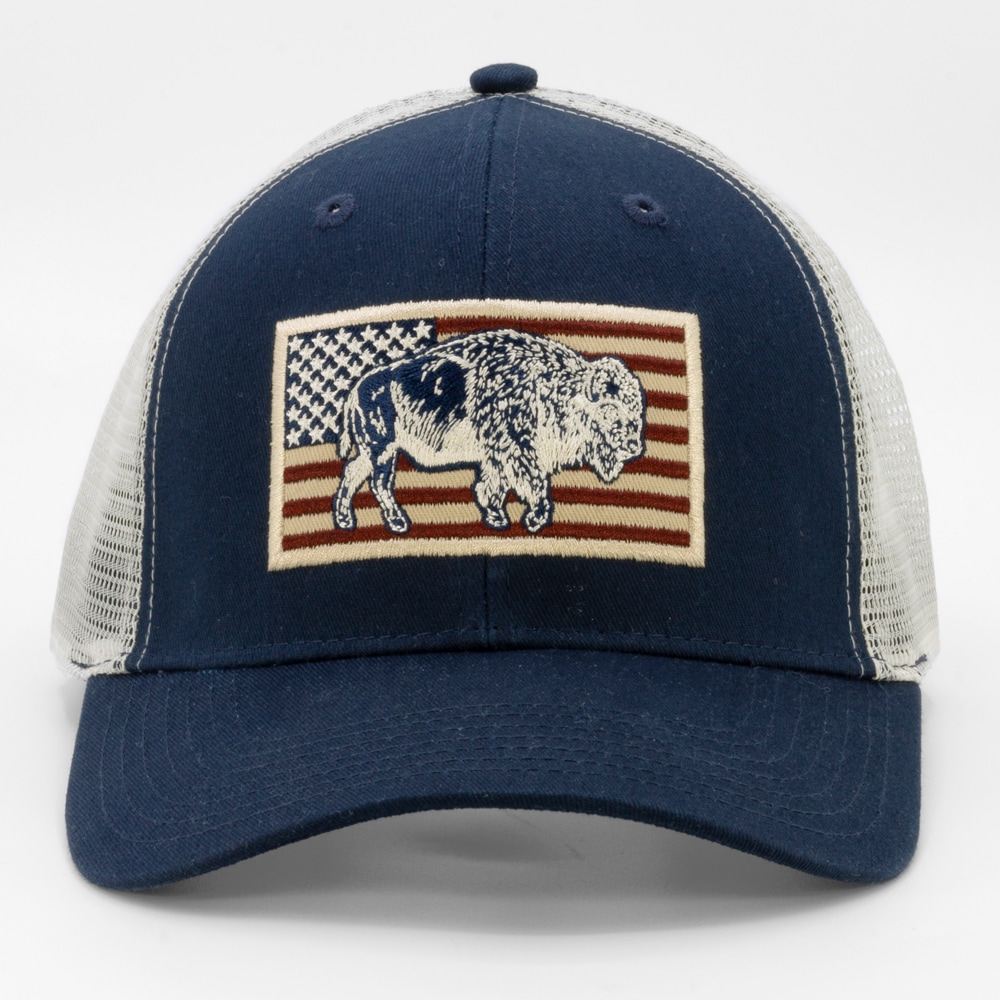 Gorra de béisbol de algodón en azul marino/caqui para hombre de Infinity Brands.