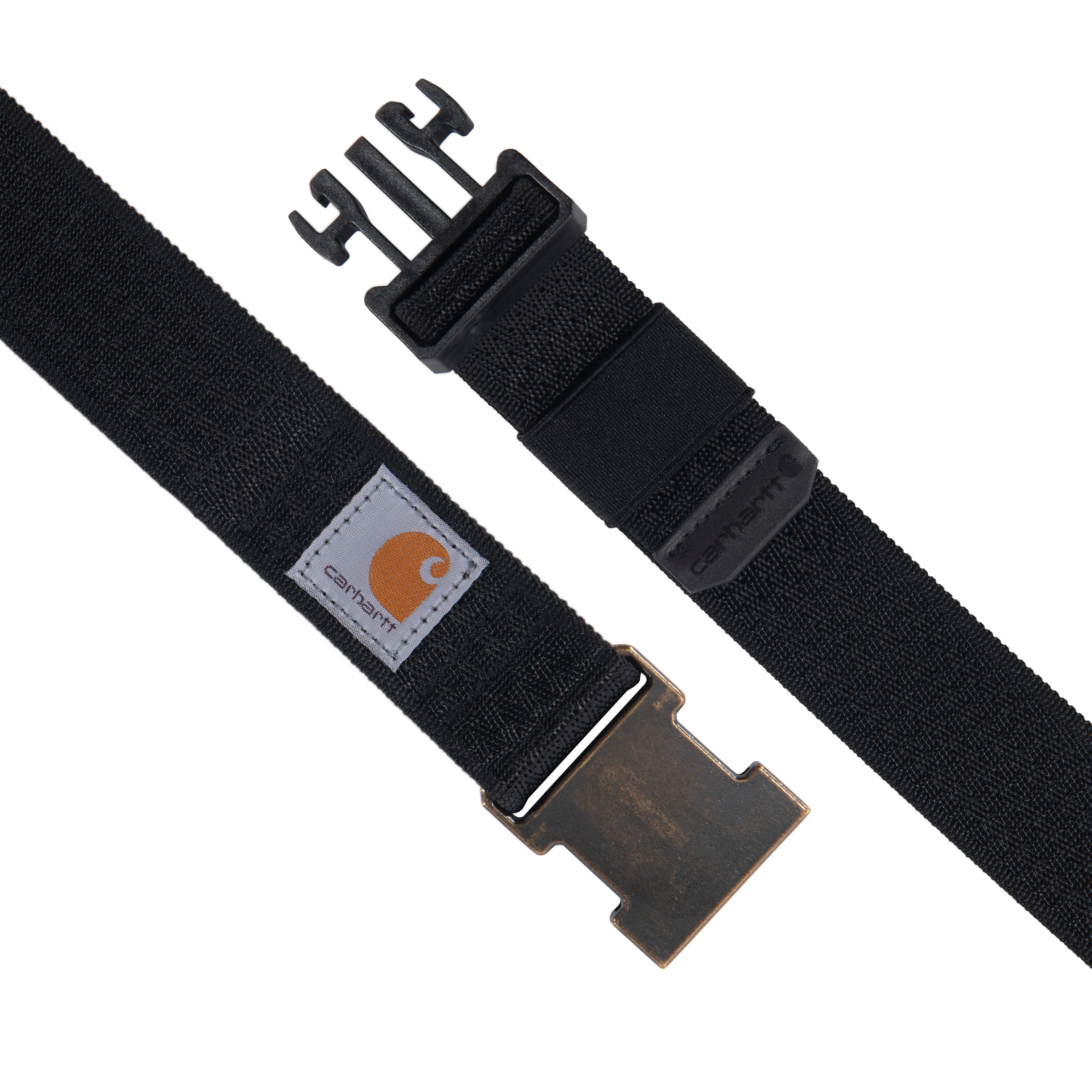 Cinturón de Nylon Negro Carhartt para Adulto Unisex - Talla Grande