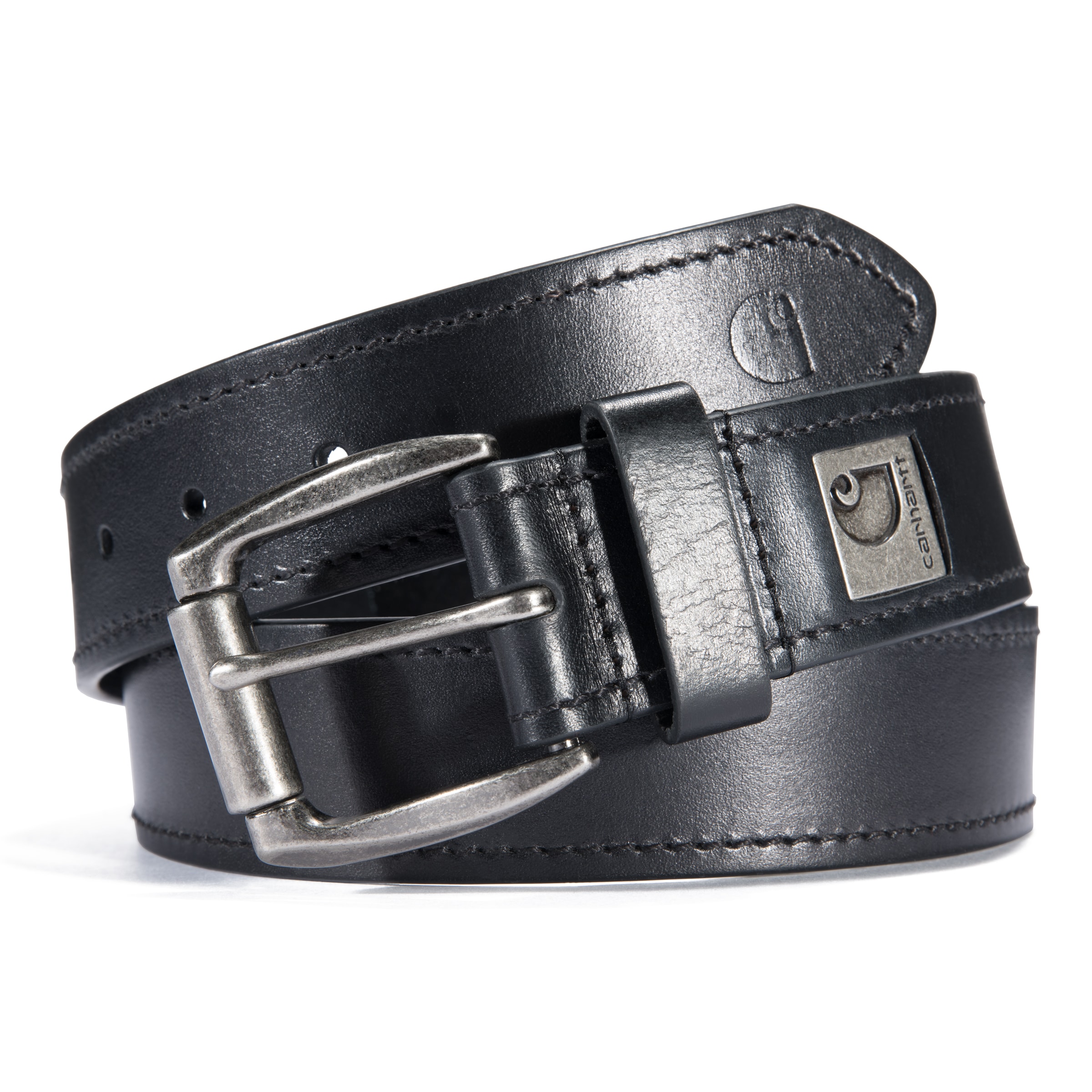 Cinturón de cuero/nylon negro unisex para adulto de Carhartt - Talla Grande
