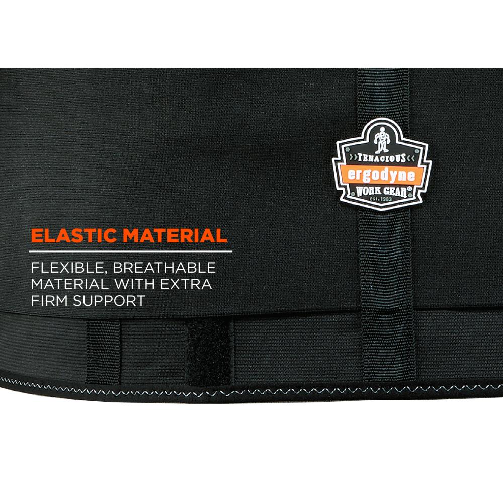 Faja elástica negra para la espalda unisex para adultos PROFLEX - 3XL 11097