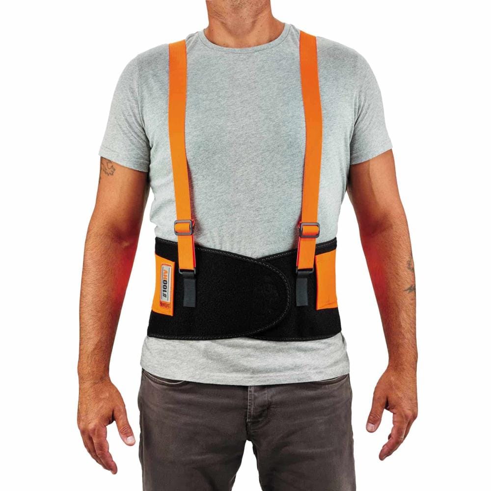 Faja de espalda de Spandex naranja para adulto unisex de Ergodyne - Talla grande 11884
