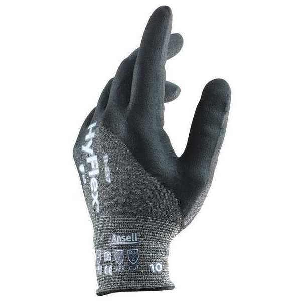Guantes recubiertos resistentes a cortes Ansell, Nivel de corte A2, calibre 18, color gris, M (8) - 11-537.