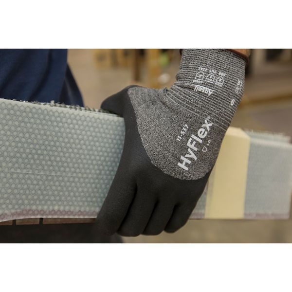 Guantes recubiertos resistentes a cortes Ansell, Nivel de corte A2, calibre 18, color gris, M (8) - 11-537.