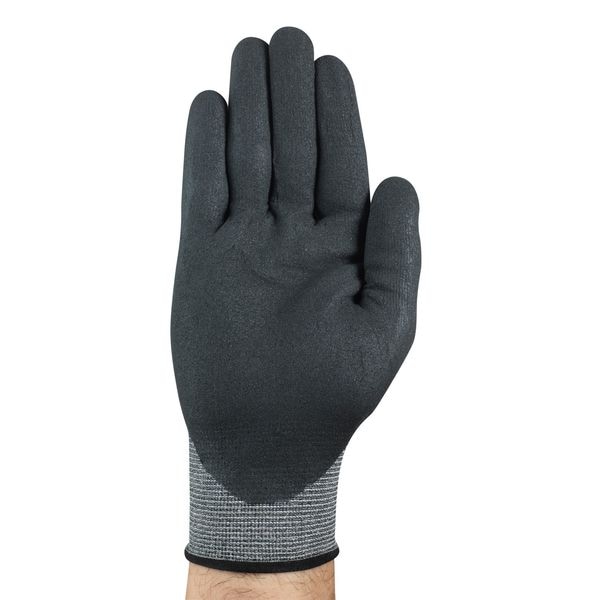 Guantes recubiertos resistentes a cortes Ansell, Nivel de corte A2, calibre 18, color gris, M (8) - 11-537.