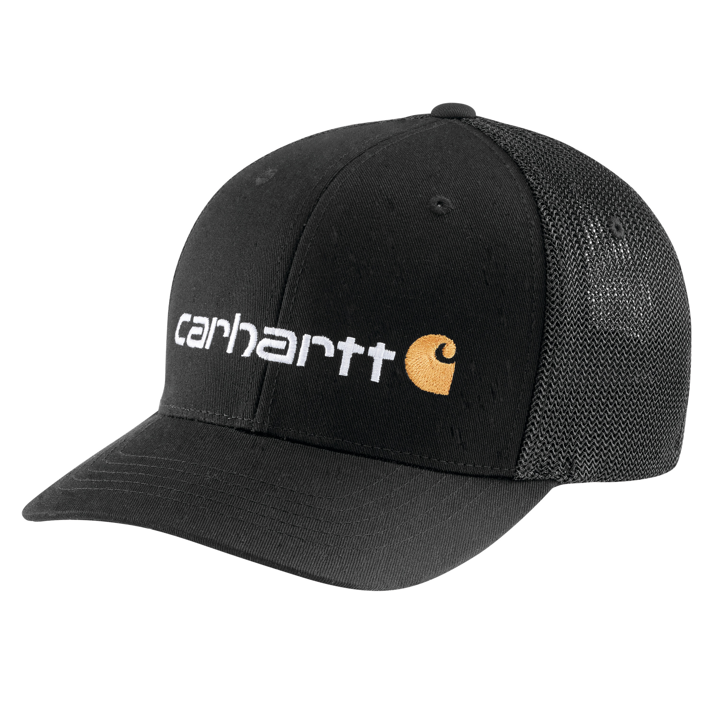 Gorra de béisbol de algodón negro para hombres de Carhartt - Talla Mediana 105353-N04M/L