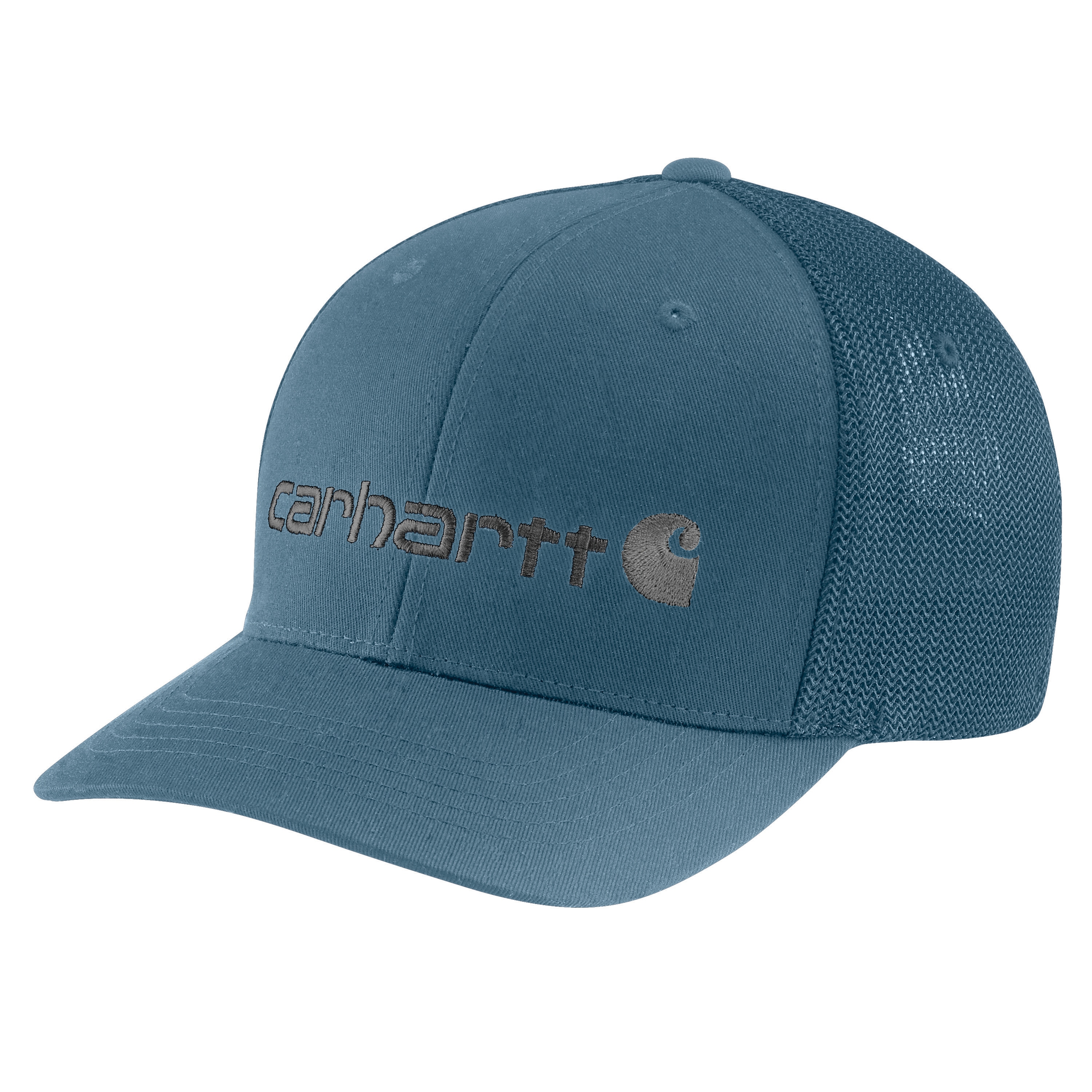 Gorra de béisbol de algodón azul tormenta para hombre de Carhartt Talla Mediana
