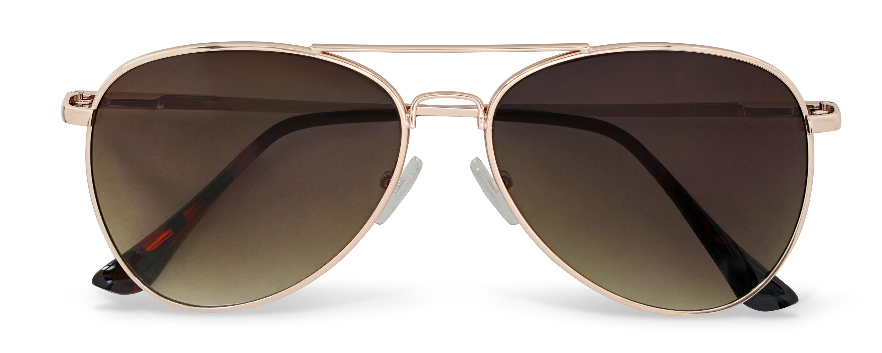 Lentes de sol unisex para adultos en acero dorado Hillman 1HE85901