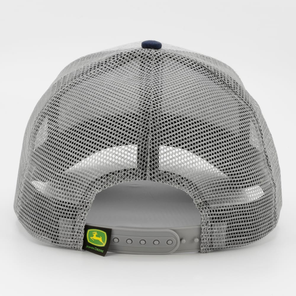 Gorra de béisbol de algodón para hombre en gris jaspeado/marino/carbón