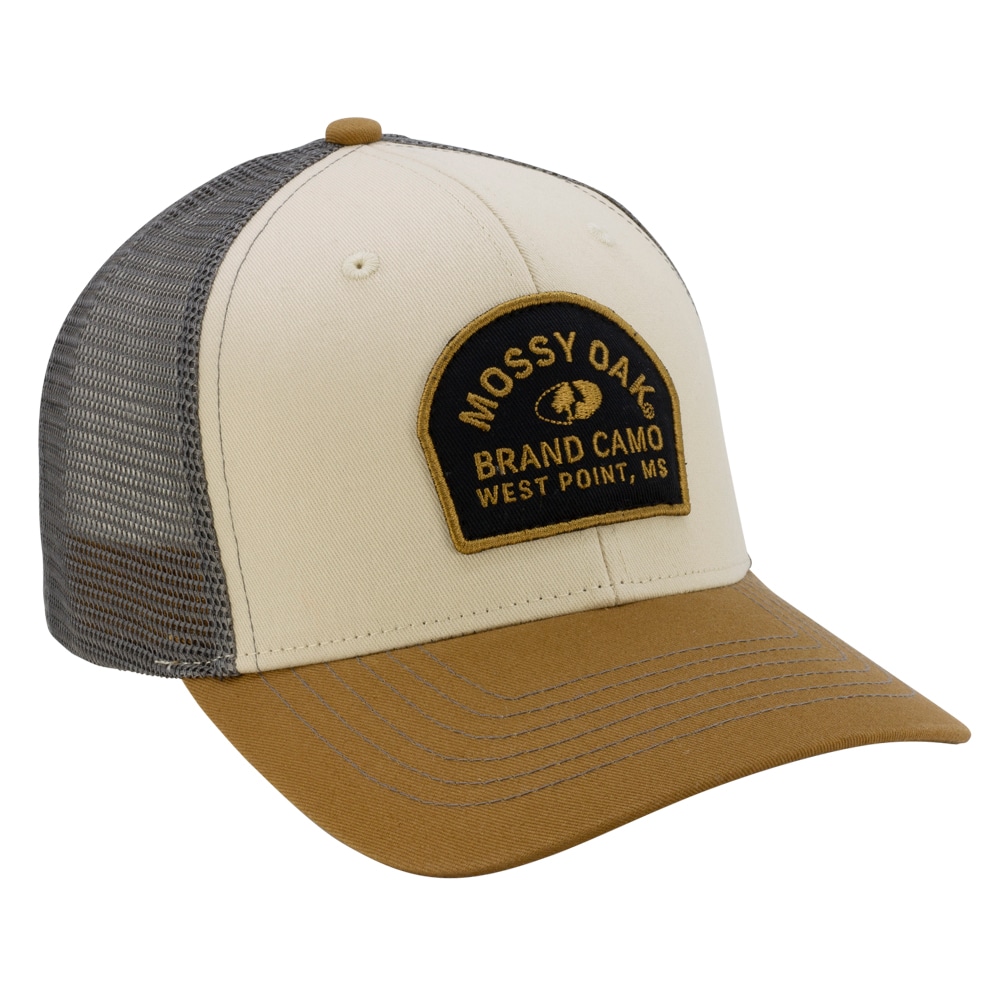 Gorra de béisbol de algodón/poliéster color caqui/gris 70/30 para hombre Mossy Oak MOK-765GSCA